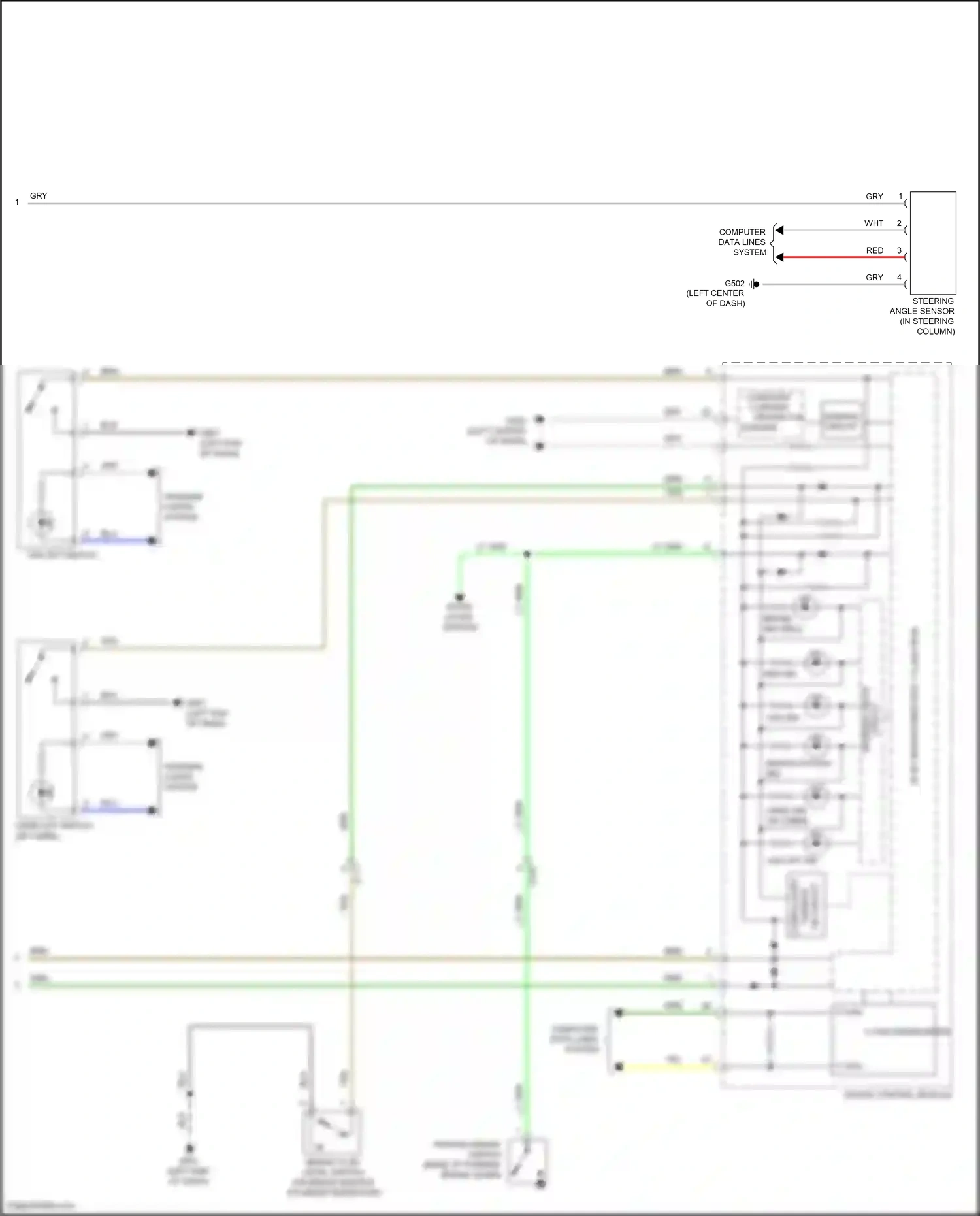 Acura ILX I facelift 2 (2018-2022) constant current driver for pointer wiring diagram  (1 of 4)