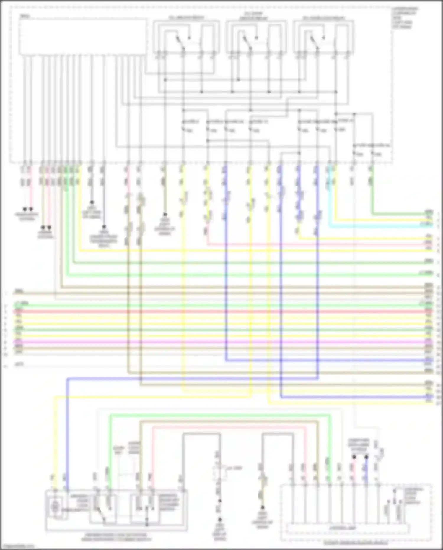 Car Wiring Diagrams for ILX Acura I facelift (2015-2018): Anti-theft circuit (4 of 6)