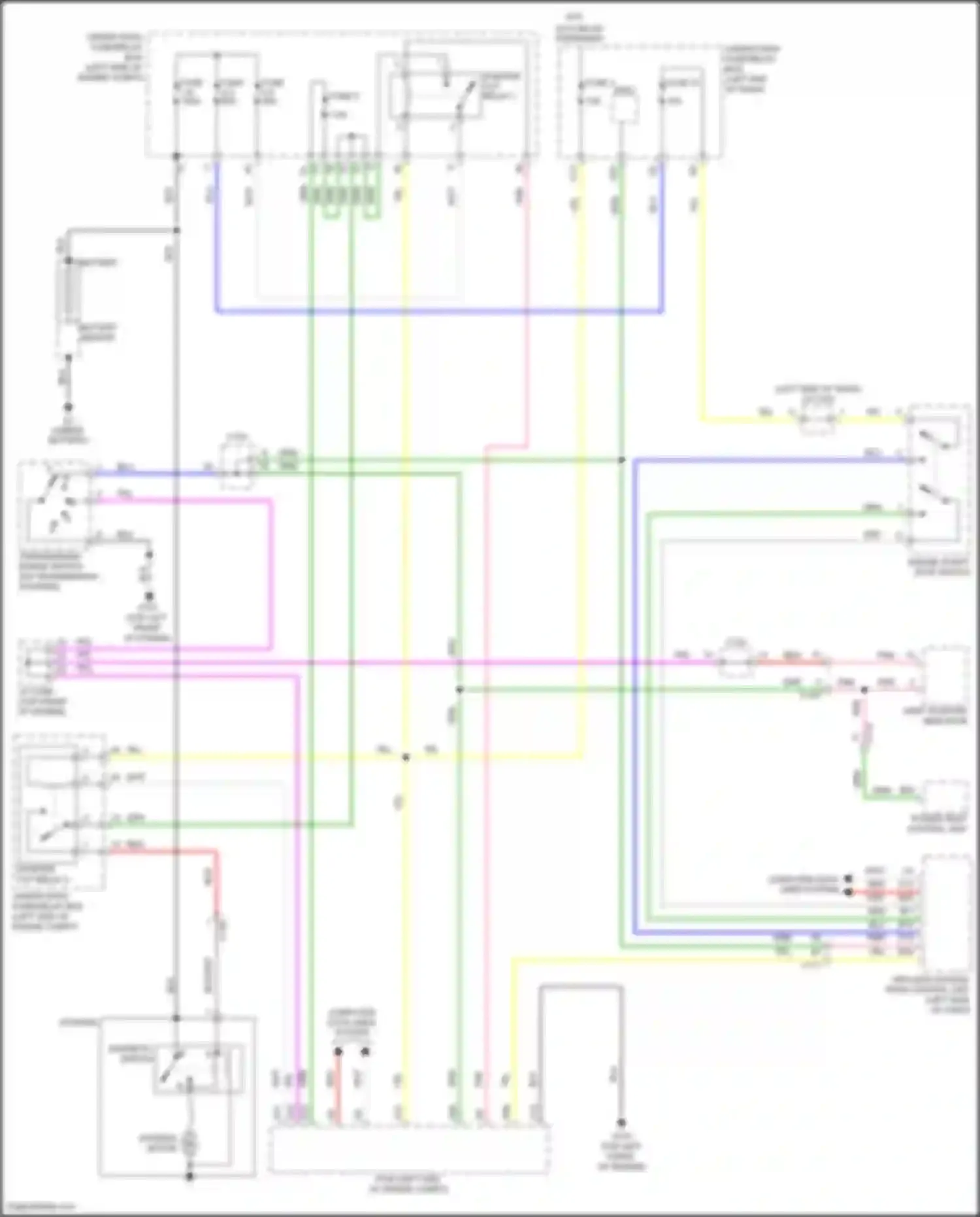Car Wiring Diagrams for ILX Acura I facelift (2015-2018): Starting circuit