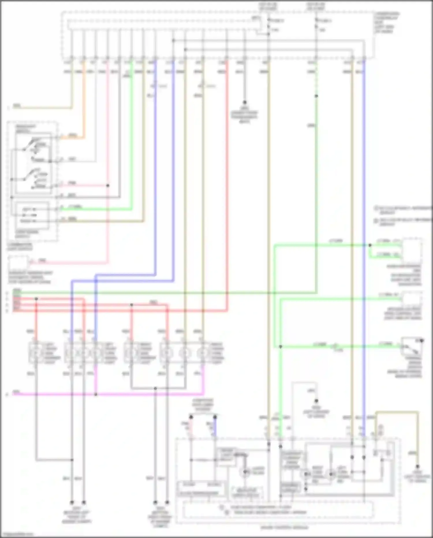 Wiring diagram 32-bit micro computer + flash rom 32-bit micro computer + eprom for Acura ILX I facelift (2015-2018) (1 of 1)
