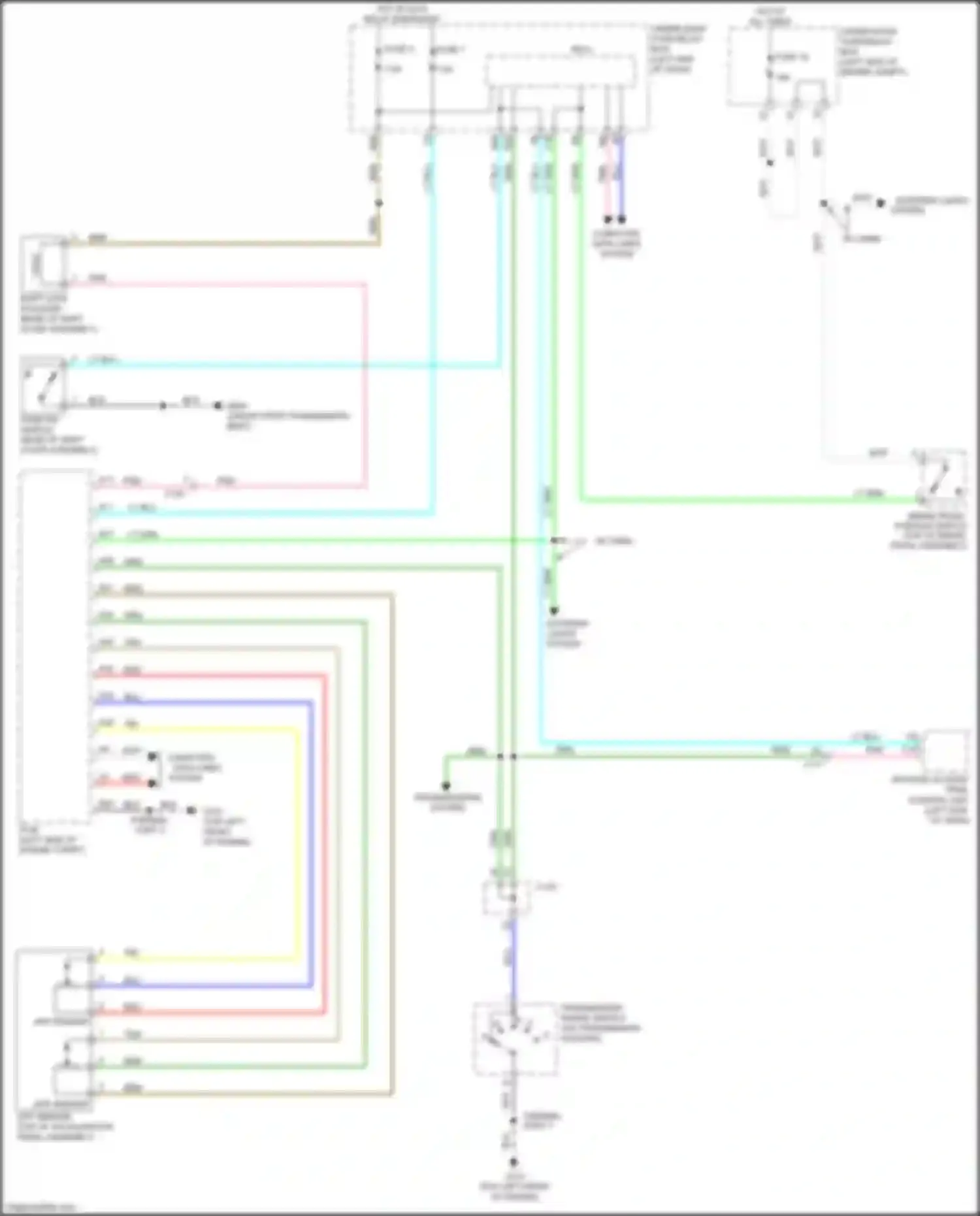 Wiring diagram app sensor a for Acura ILX I facelift (2015-2018) (2 of 3)