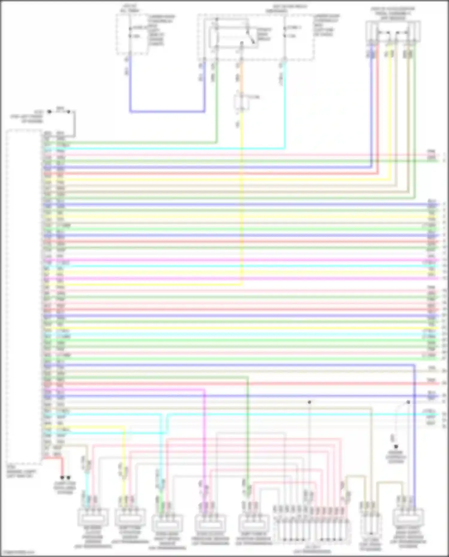 Wiring diagram app sensor for Acura ILX I facelift (2015-2018) (2 of 3)
