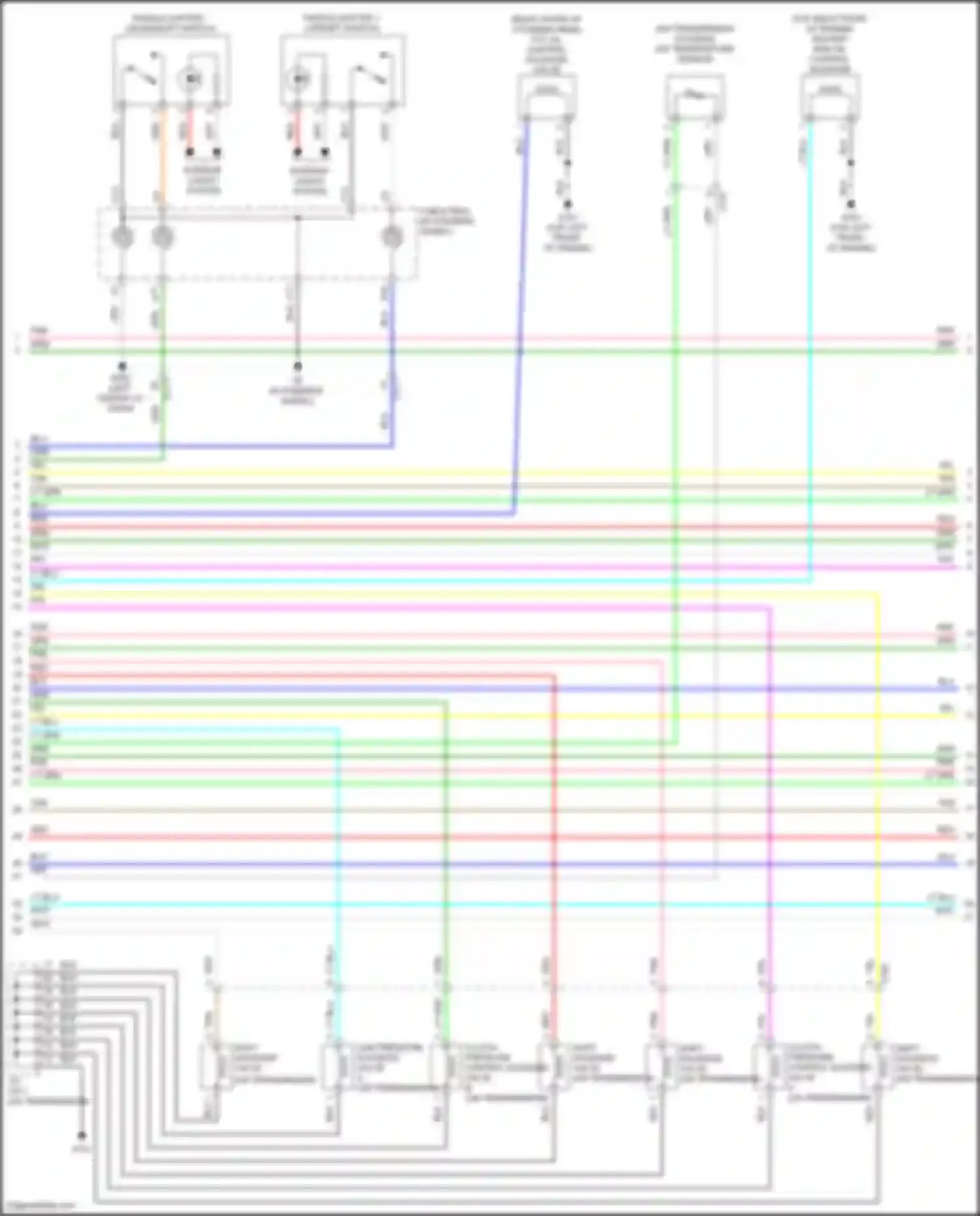 Wiring diagram atf temperature sensor for Acura ILX I facelift (2015-2018) (1 of 2)