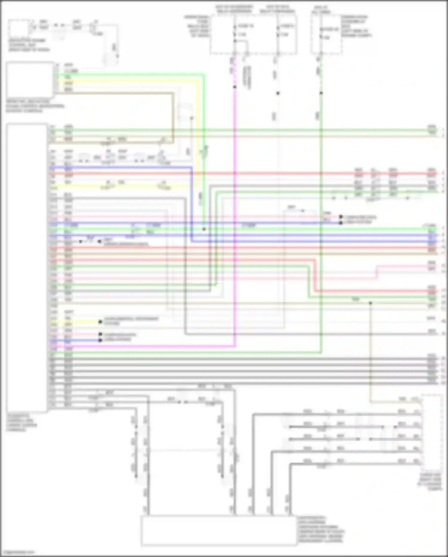 Wiring diagram blk for Acura ILX I facelift (2015-2018) (34 of 105)