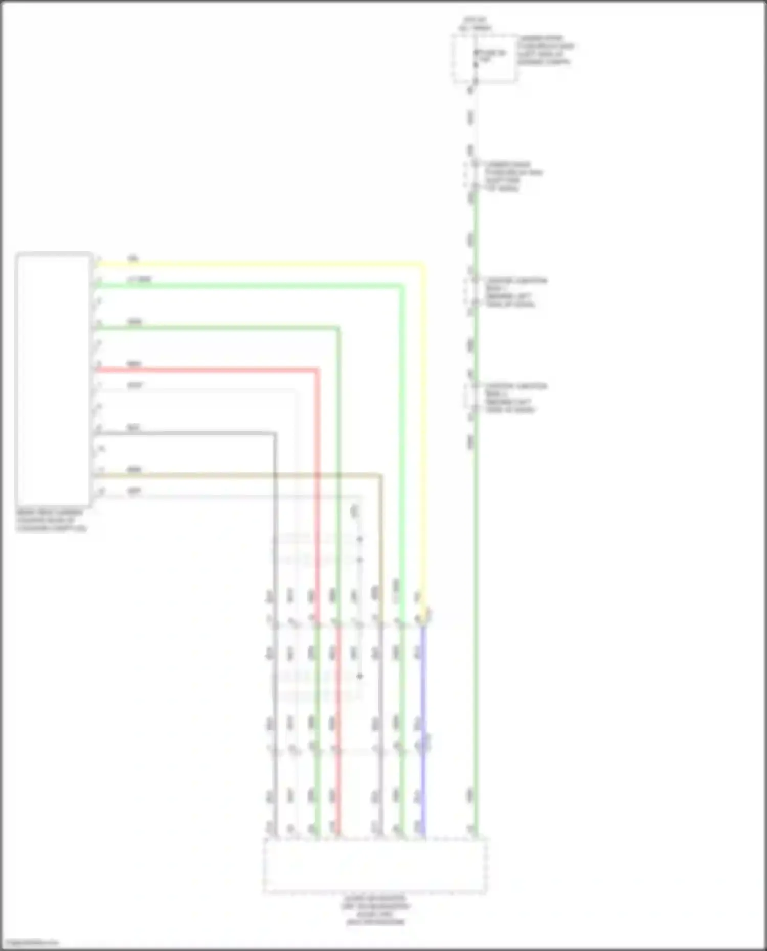 Wiring diagram center junction box 2 for Acura ILX I facelift (2015-2018) (9 of 17)