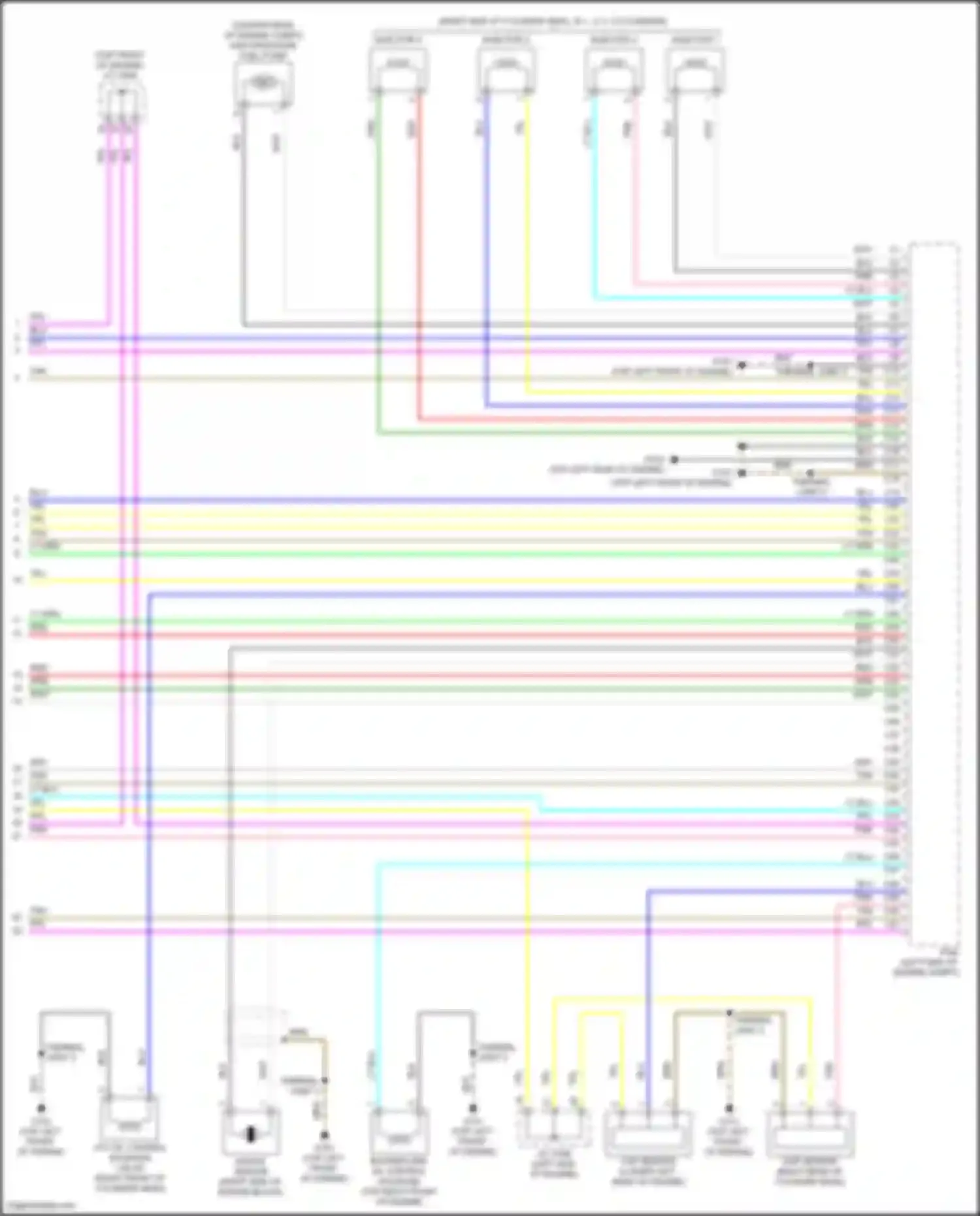 Wiring diagram cmp sensor b for Acura ILX I facelift (2015-2018) (2 of 2)