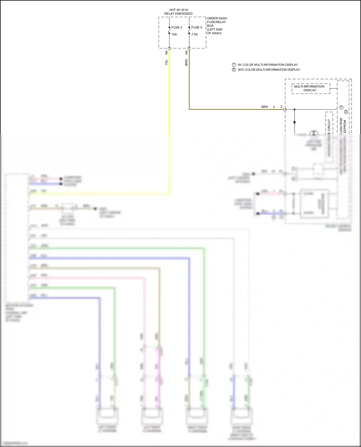 Acura ILX I facelift (2015-2018) computer data lines system wiring diagram  (50 of 73)