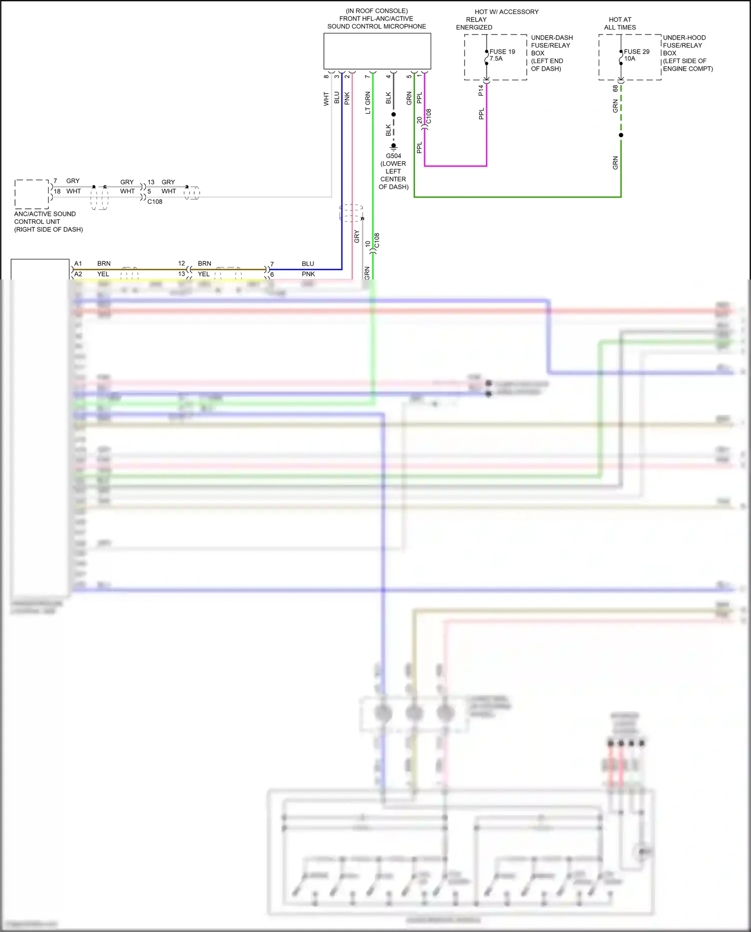 Acura ILX I facelift (2015-2018) computer data lines system wiring diagram  (27 of 73)
