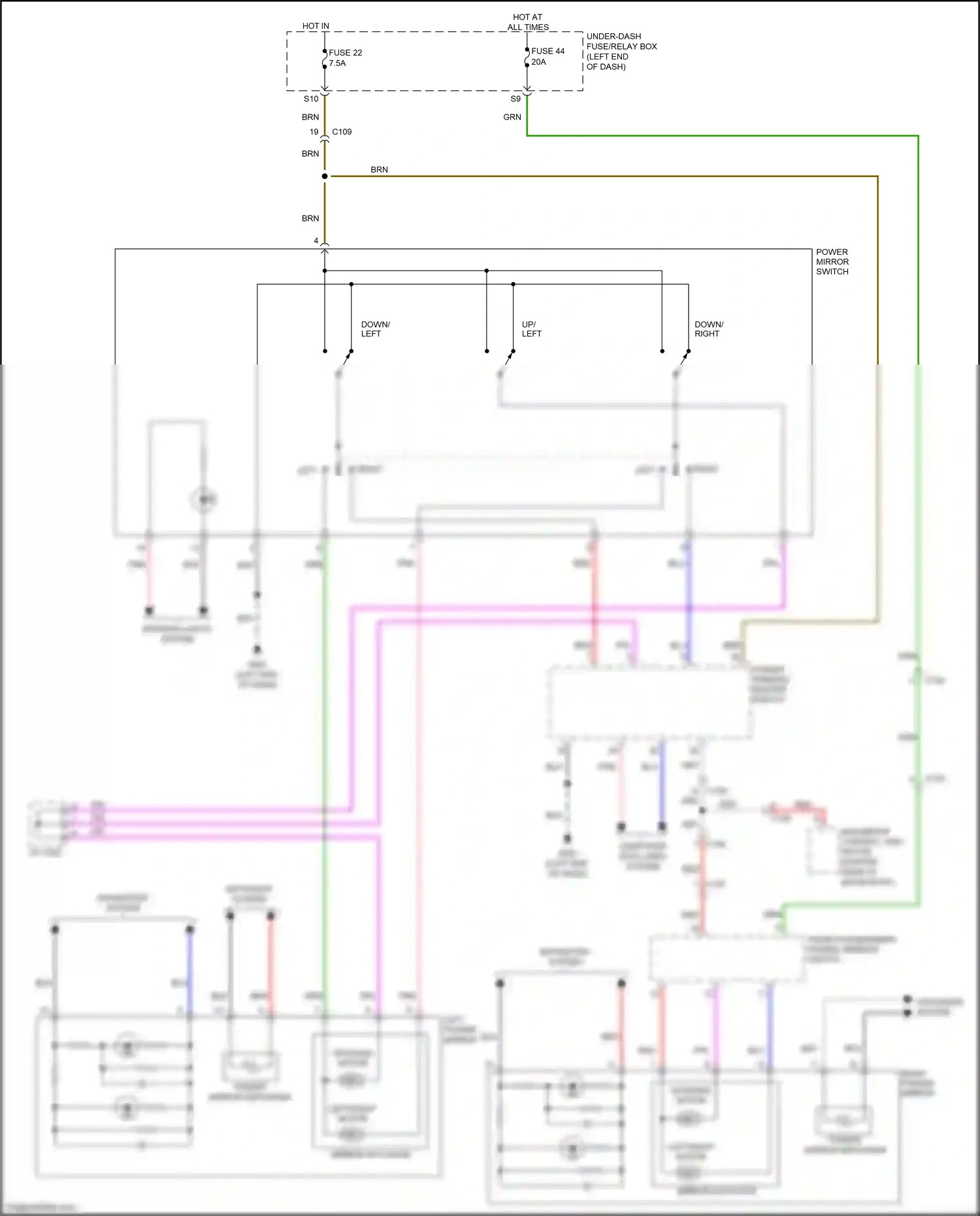 Acura ILX I facelift (2015-2018) computer data lines system wiring diagram  (31 of 73)