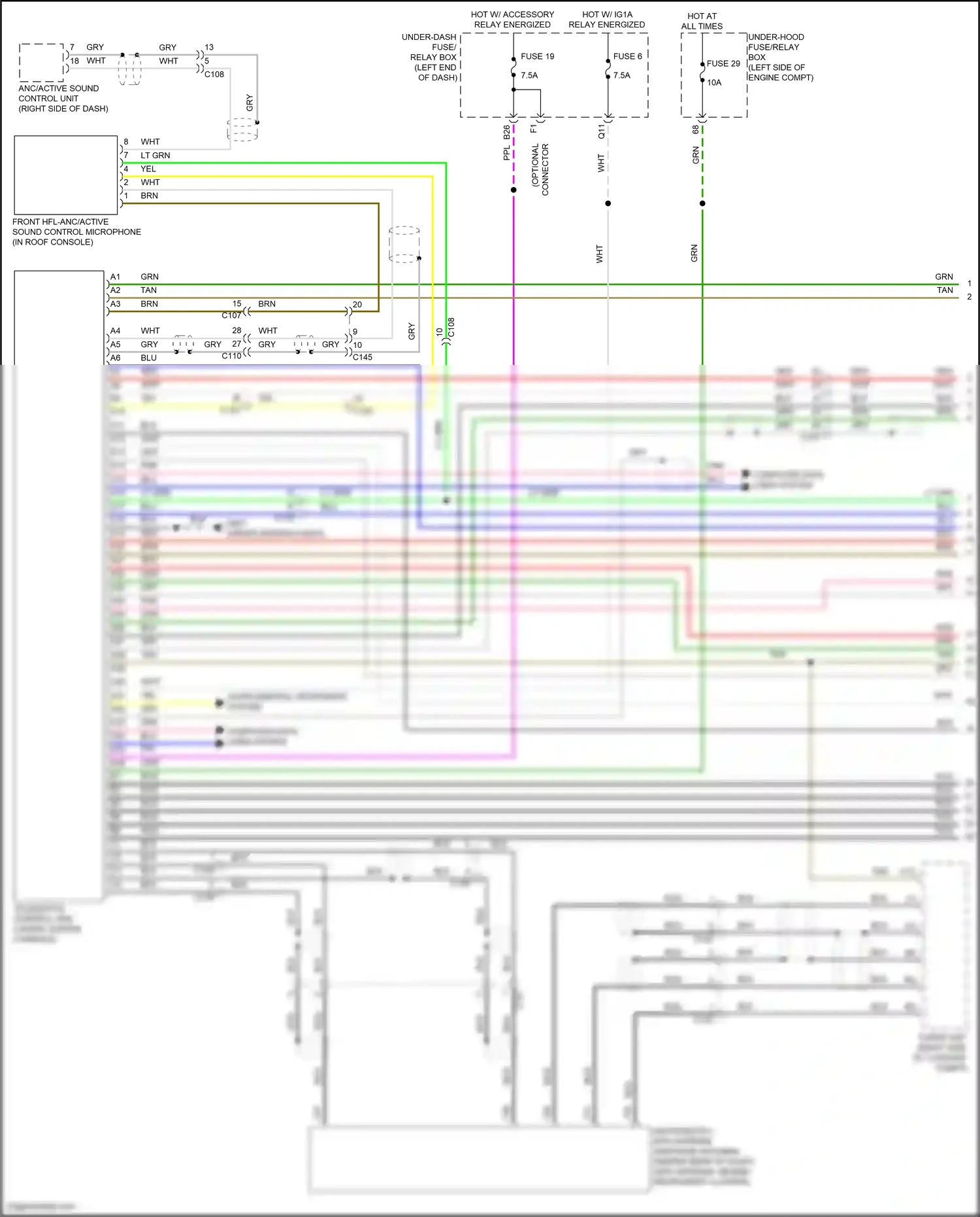 Acura ILX I facelift (2015-2018) computer data lines system wiring diagram  (25 of 73)