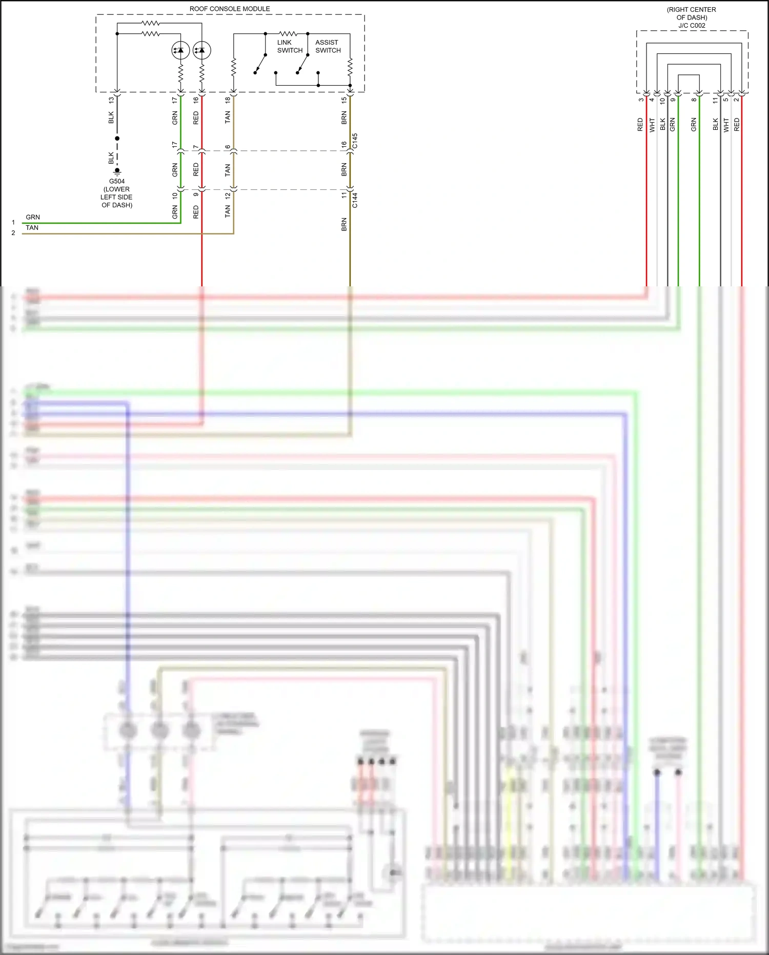 Acura ILX I facelift (2015-2018) computer data lines system wiring diagram  (26 of 73)