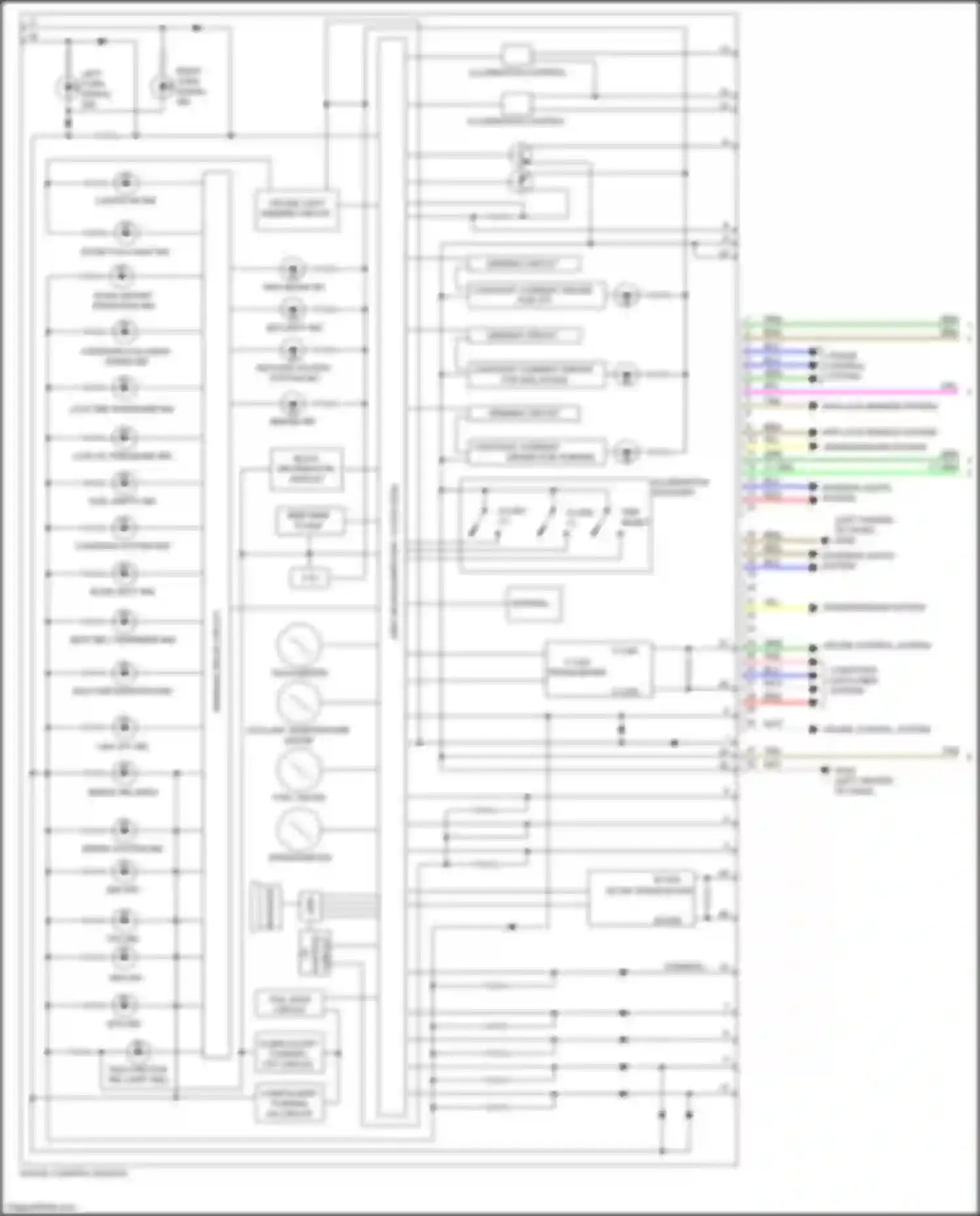 Wiring diagram constant current driver for Acura ILX I facelift (2015-2018) (1 of 1)