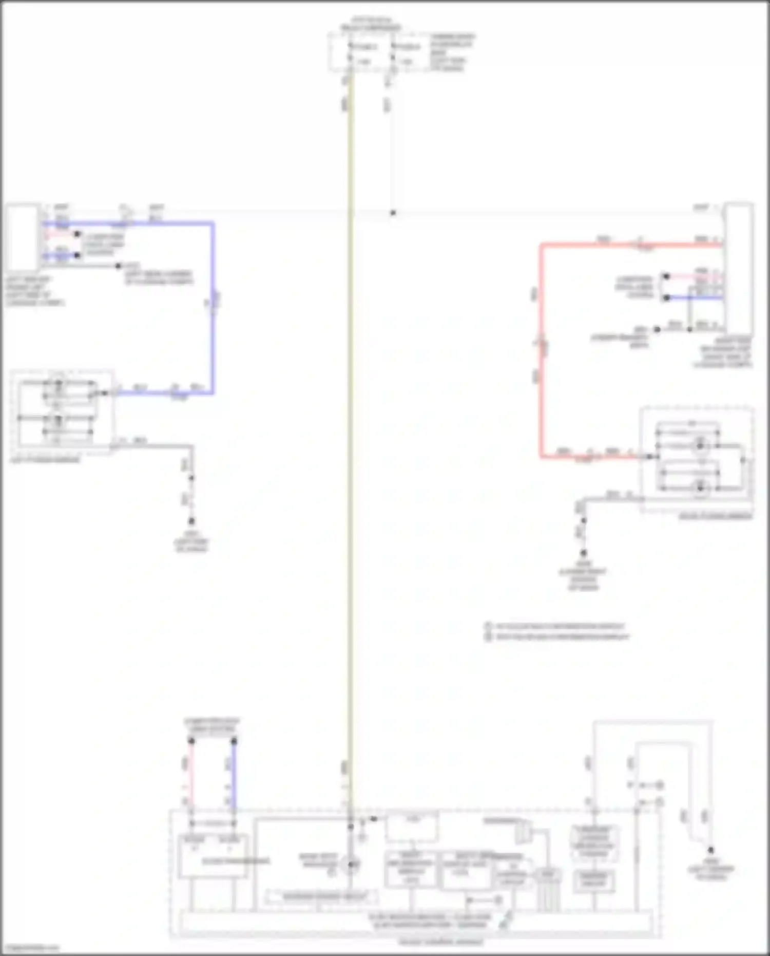 Wiring diagram control circuit for Acura ILX I facelift (2015-2018) (1 of 1)