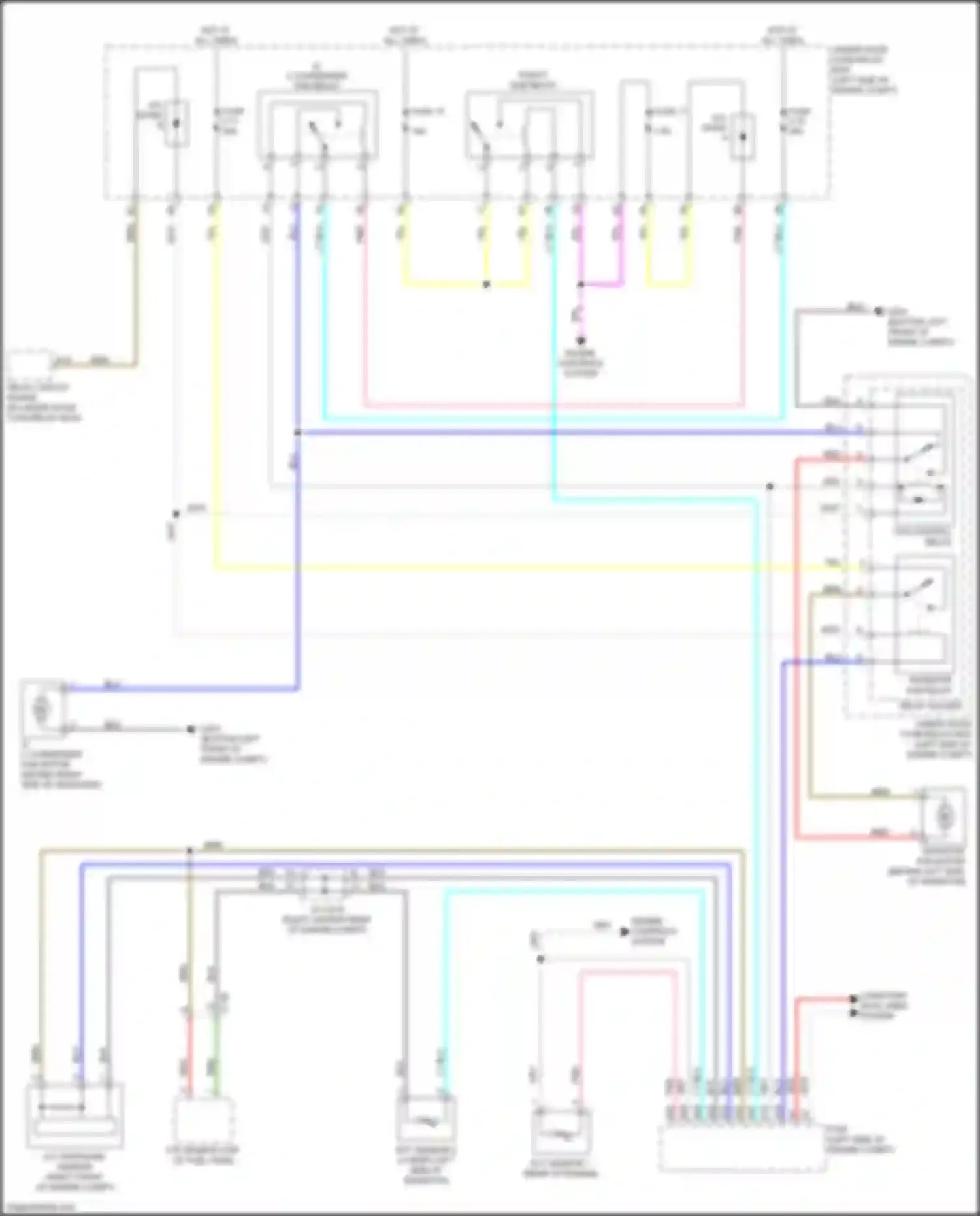 Wiring diagram engine controls system for Acura ILX I facelift (2015-2018) (1 of 3)