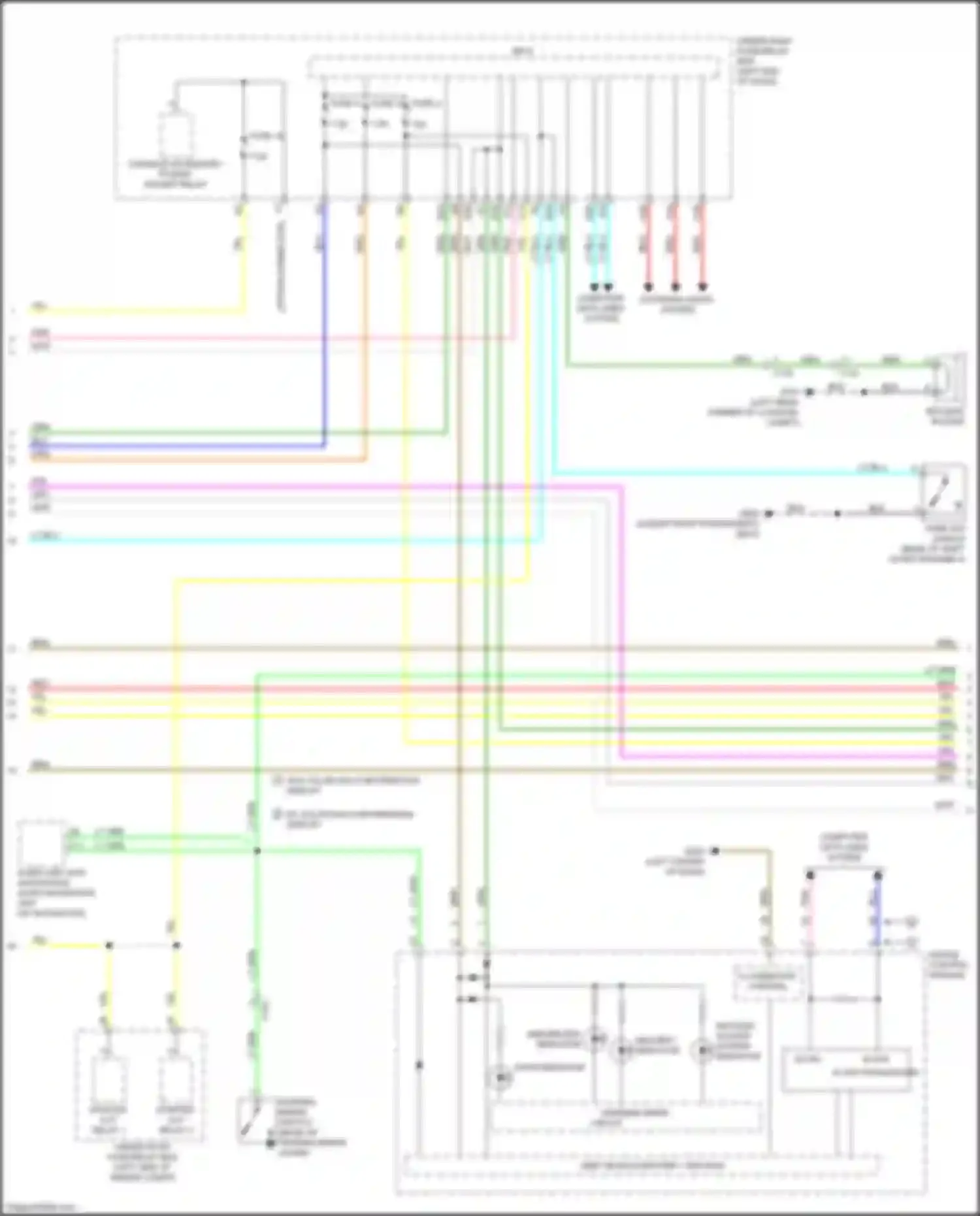 Wiring diagram fuse 19 for Acura ILX I facelift (2015-2018) (1 of 10)