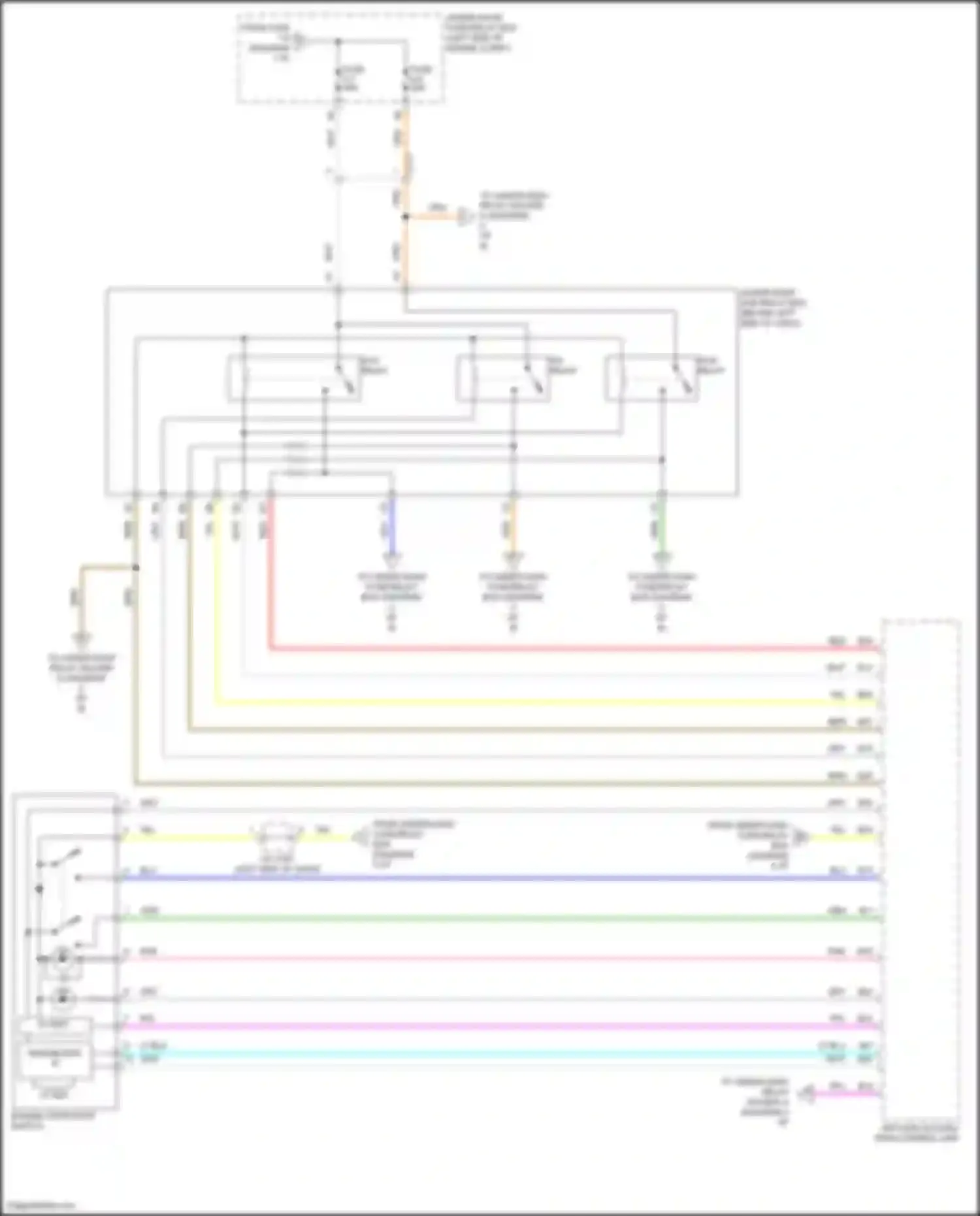 Wiring diagram fuse 2-7 for Acura ILX I facelift (2015-2018) (2 of 3)