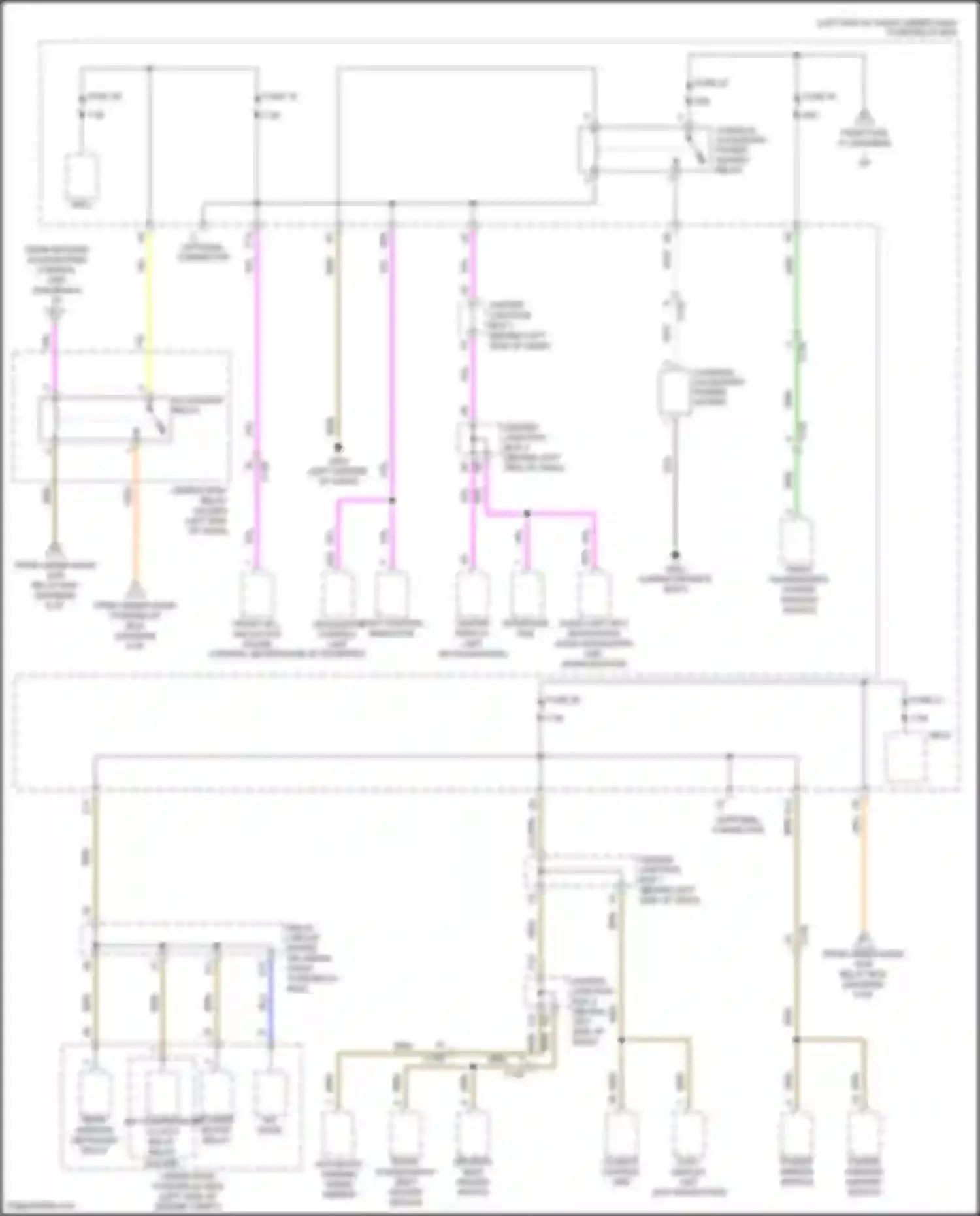 Wiring diagram fuse 21 for Acura ILX I facelift (2015-2018) (5 of 8)