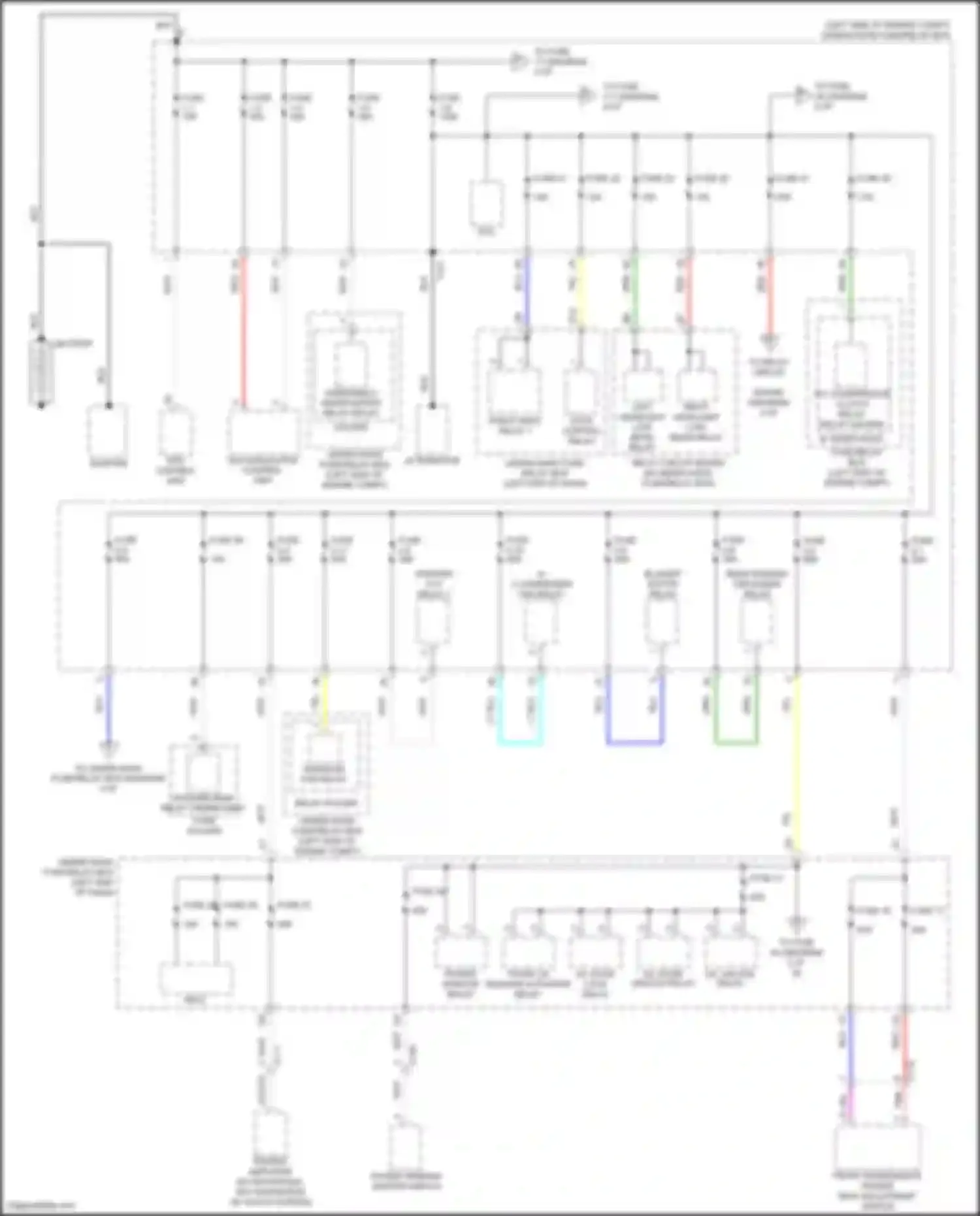 Wiring diagram fuse 26 for Acura ILX I facelift (2015-2018) (1 of 2)