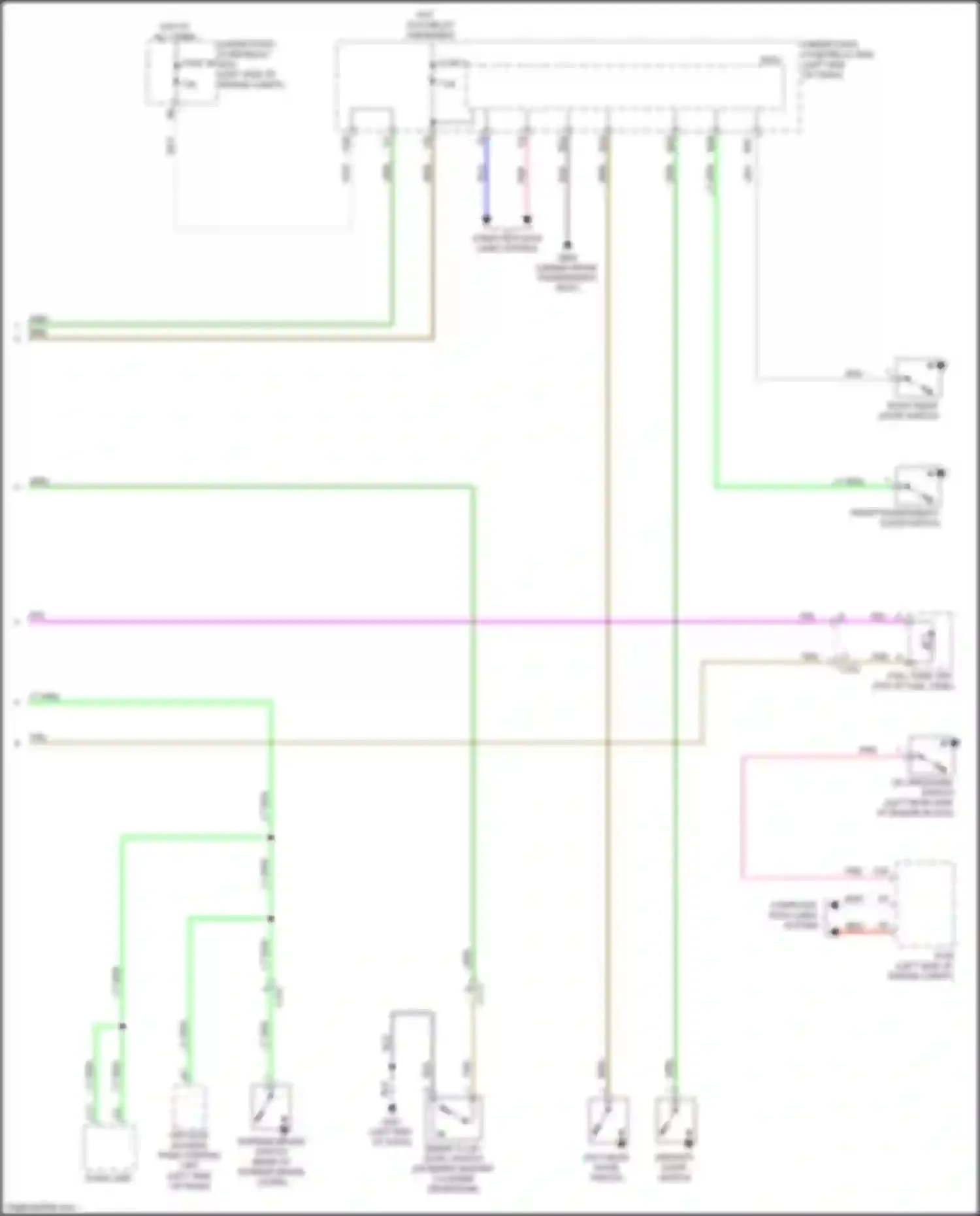 Wiring diagram fuse 5 for Acura ILX I facelift (2015-2018) (4 of 28)