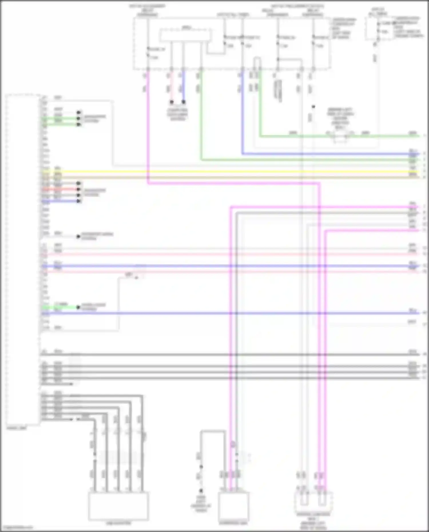 Wiring diagram fuse 6 for Acura ILX I facelift (2015-2018) (9 of 11)
