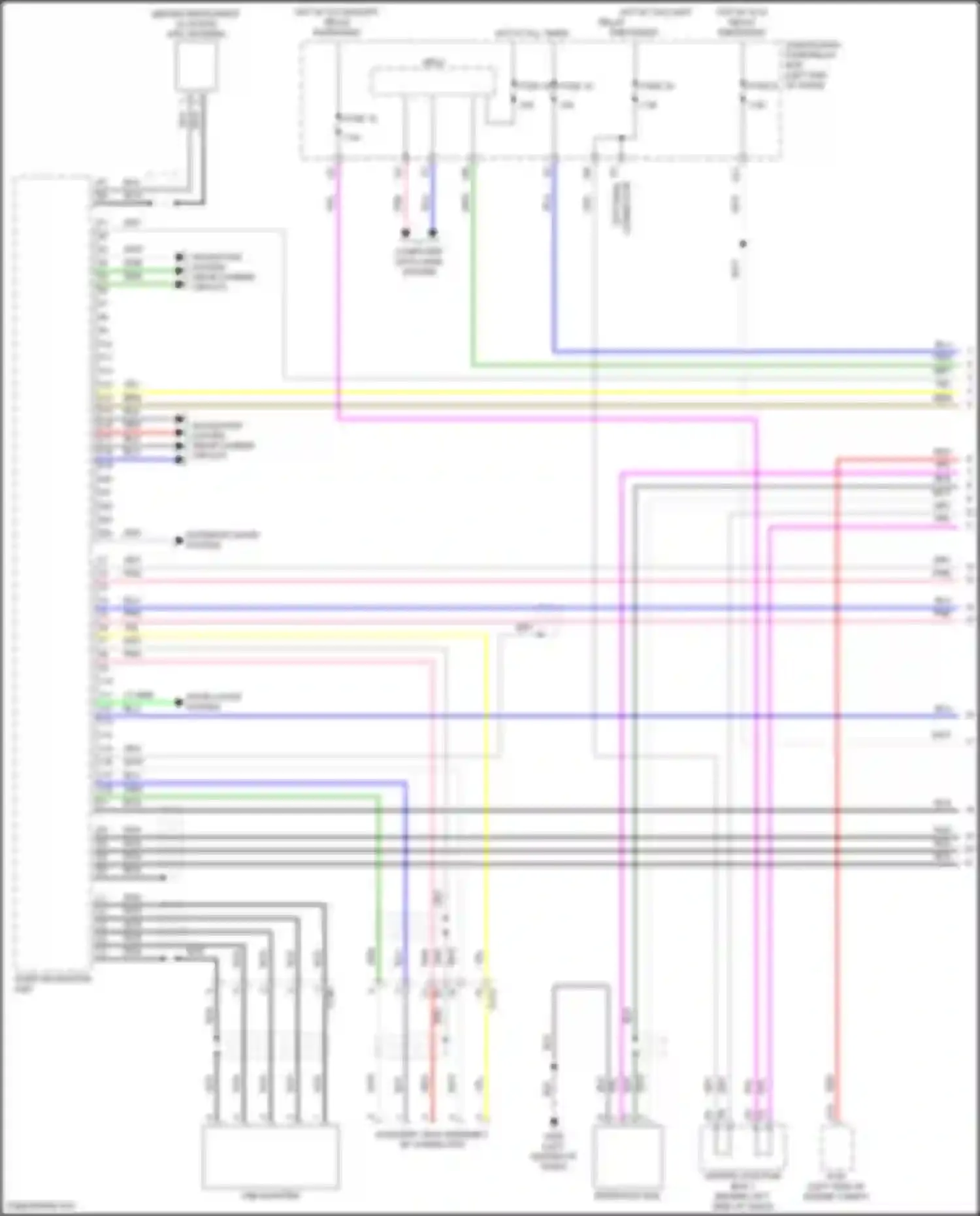 Wiring diagram fuse 6 for Acura ILX I facelift (2015-2018) (5 of 11)