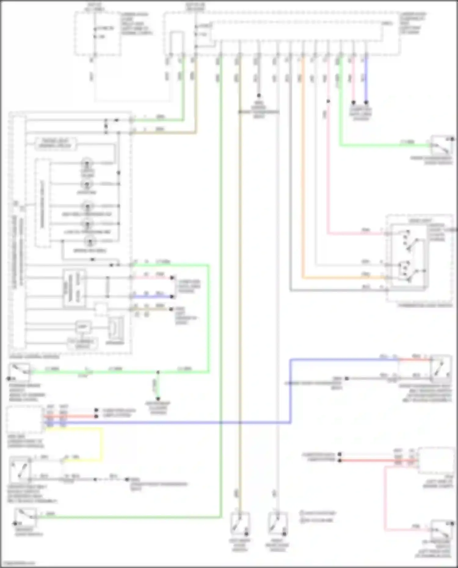 Wiring diagram grn for Acura ILX I facelift (2015-2018) (51 of 106)