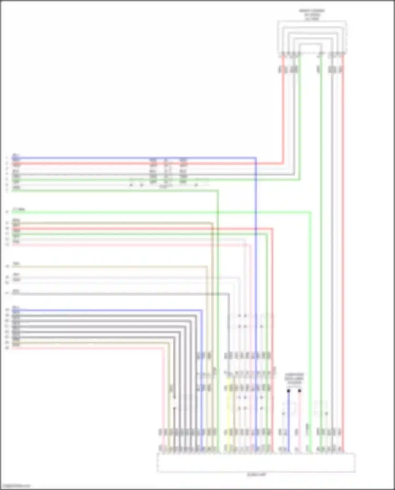 Wiring diagram grn for Acura ILX I facelift (2015-2018) (23 of 106)