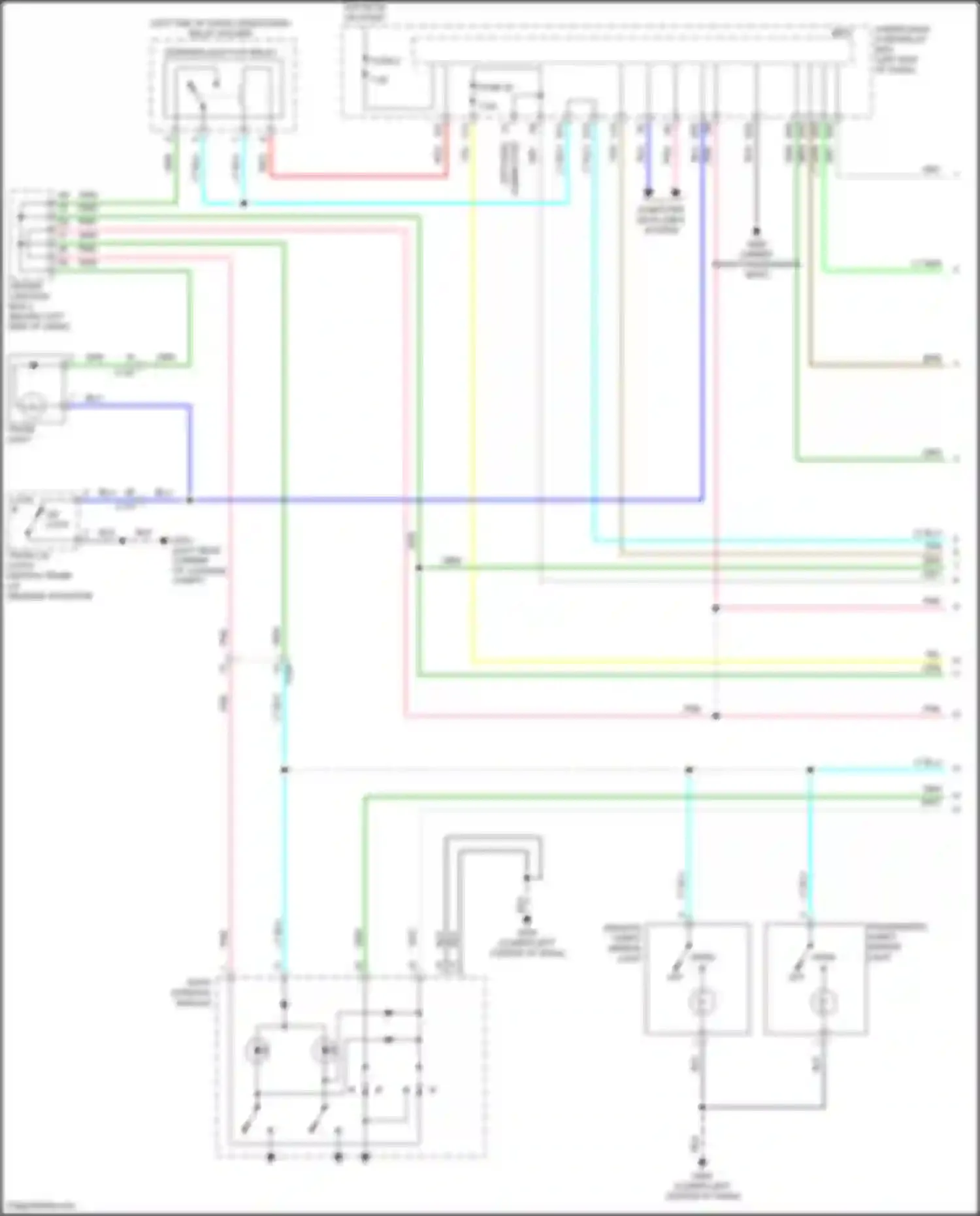 Wiring diagram grn for Acura ILX I facelift (2015-2018) (52 of 106)