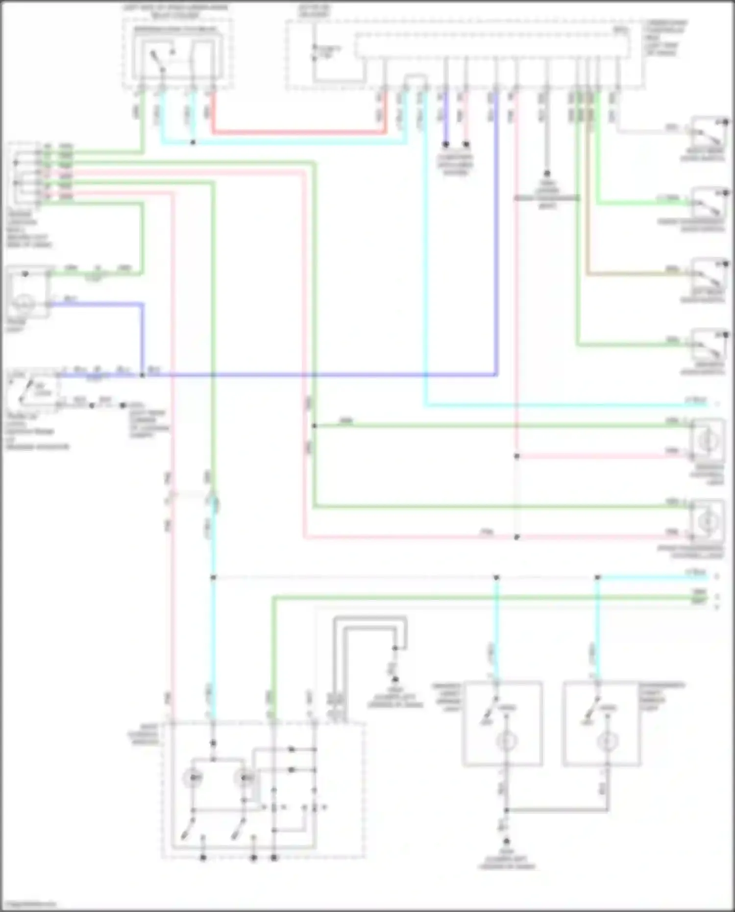 Wiring diagram grn for Acura ILX I facelift (2015-2018) (67 of 106)