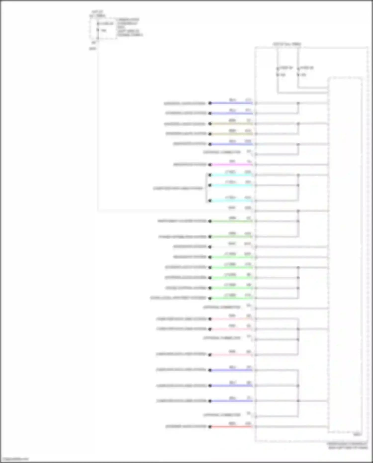 Wiring diagram grn for Acura ILX I facelift (2015-2018) (2 of 106)