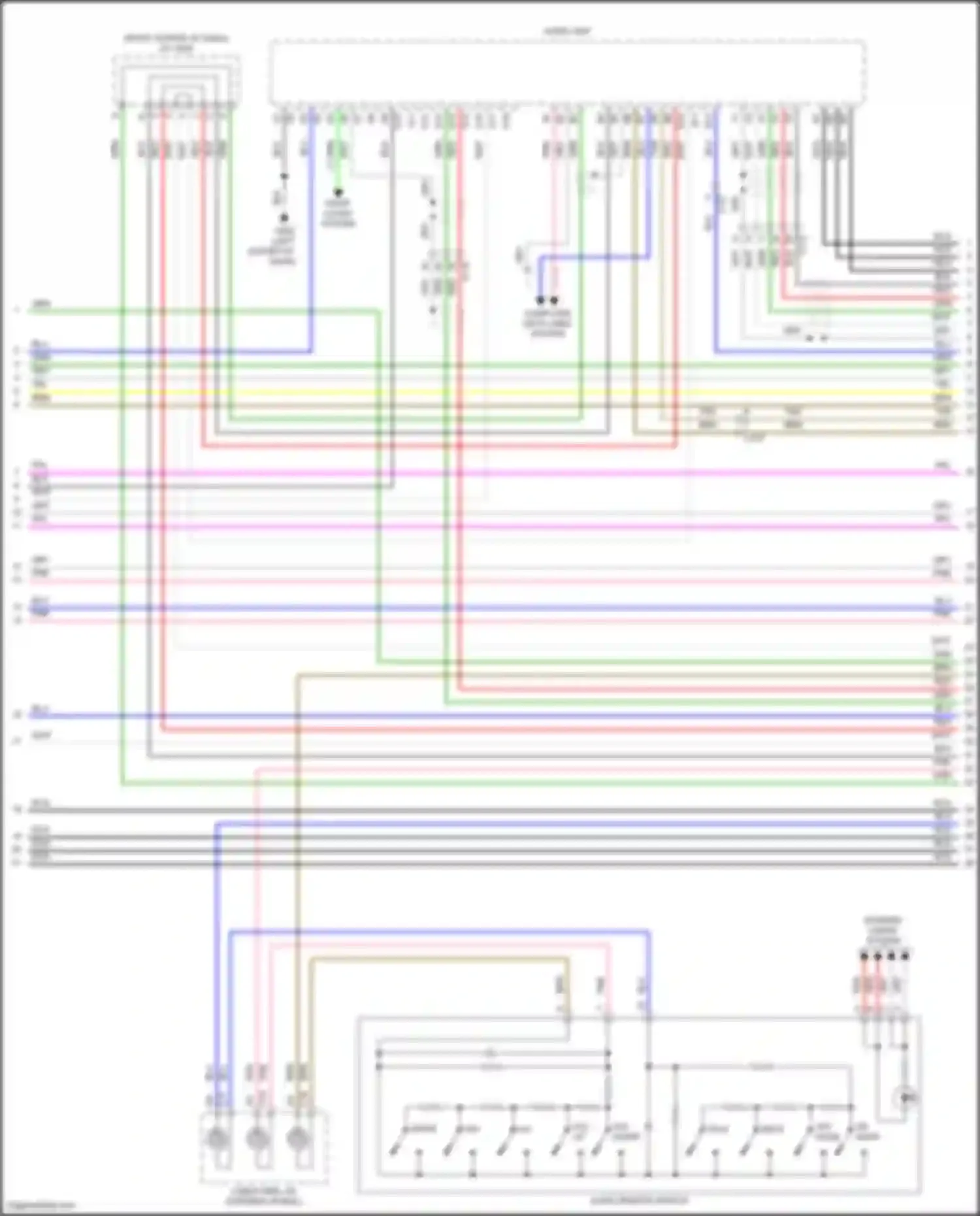 Wiring diagram grn for Acura ILX I facelift (2015-2018) (57 of 106)