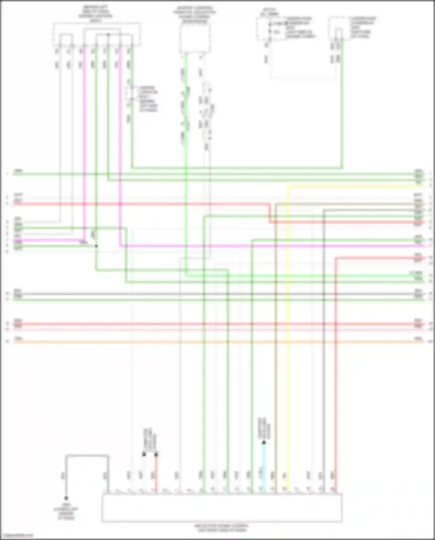 Wiring diagram grn for Acura ILX I facelift (2015-2018) (56 of 106)