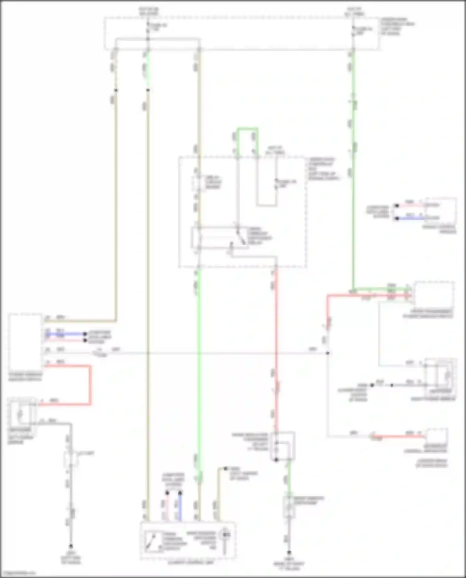 Wiring diagram hot in on or start for Acura ILX I facelift (2015-2018) (12 of 13)