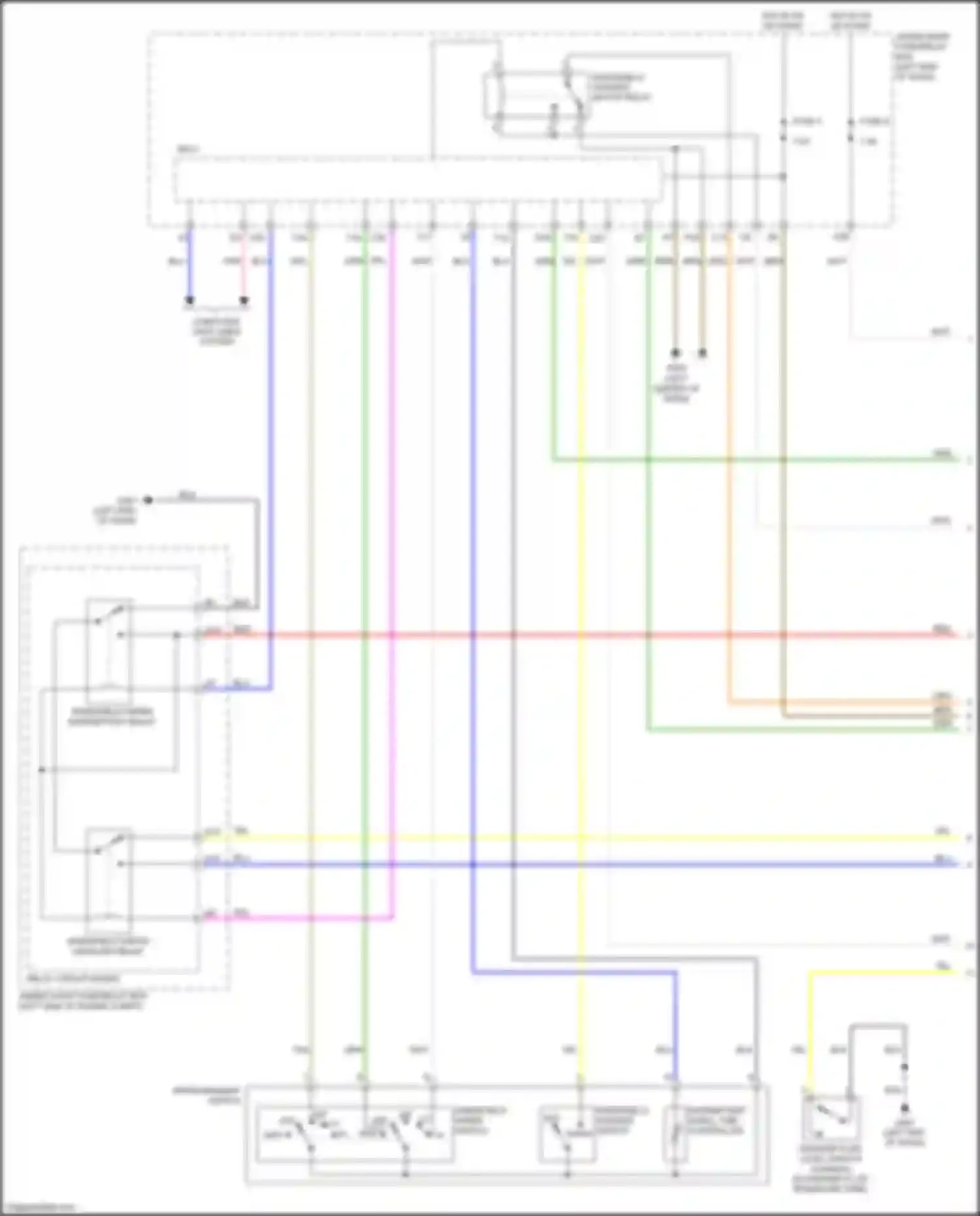 Wiring diagram intermittent dwell time controller for Acura ILX I facelift (2015-2018) (1 of 1)