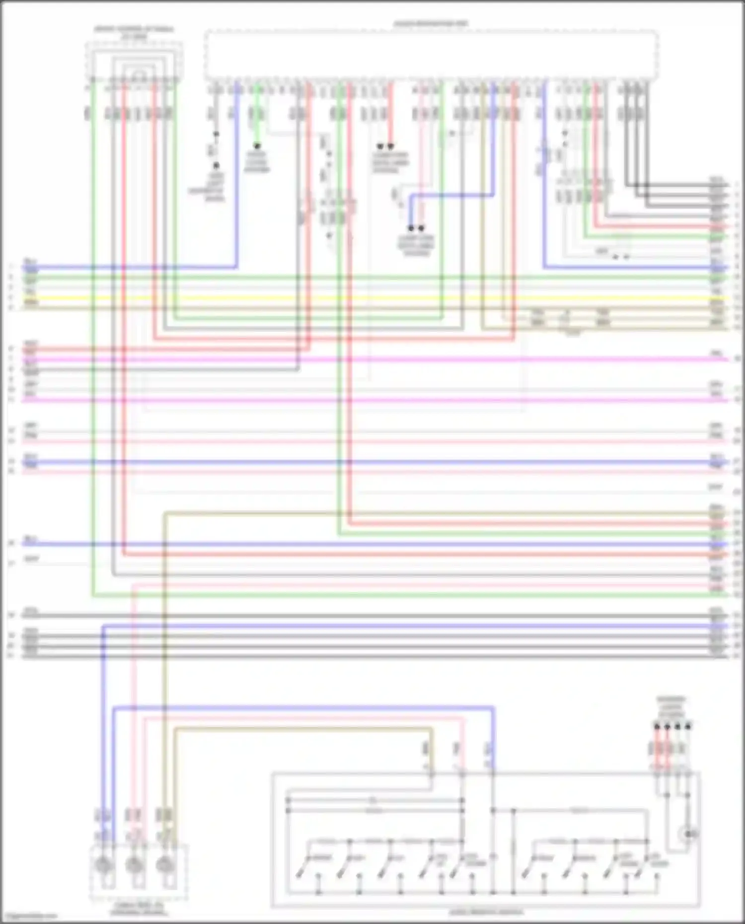 Wiring diagram on hook for Acura ILX I facelift (2015-2018) (4 of 7)