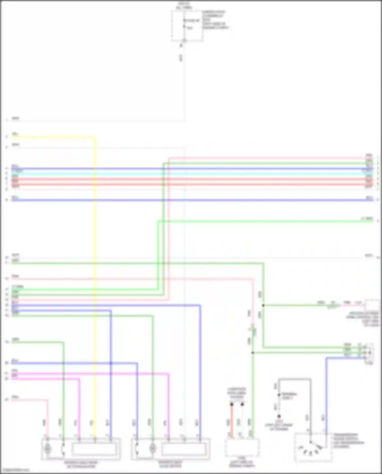 Wiring diagram red for Acura ILX I facelift (2015-2018) (87 of 107)