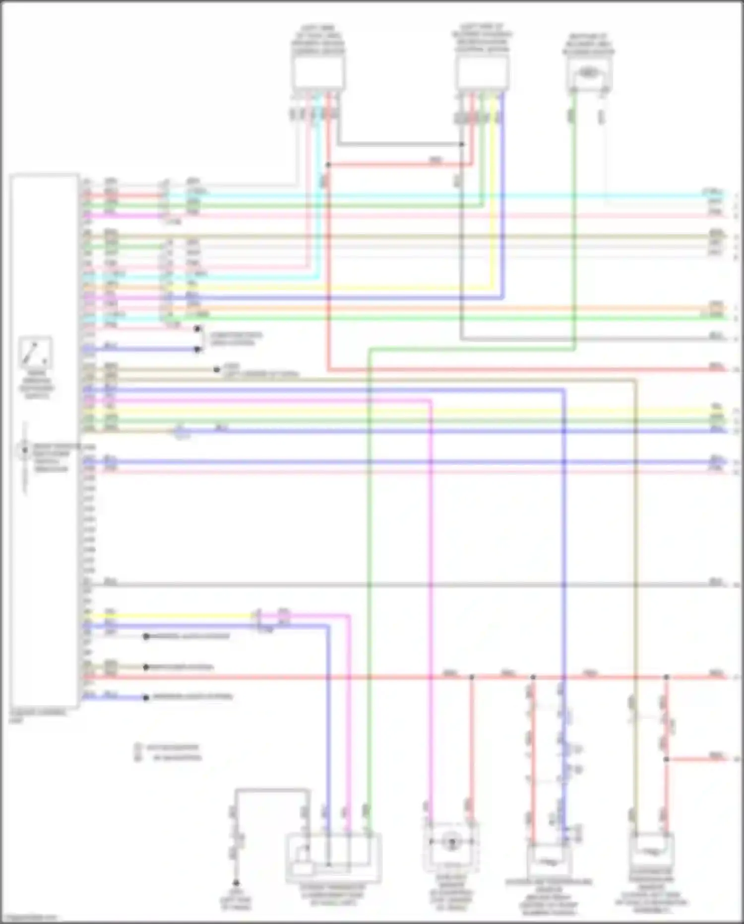 Wiring diagram red for Acura ILX I facelift (2015-2018) (91 of 107)