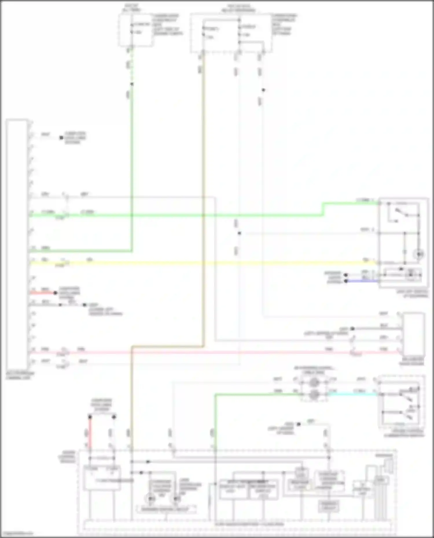 Wiring diagram red for Acura ILX I facelift (2015-2018) (38 of 107)