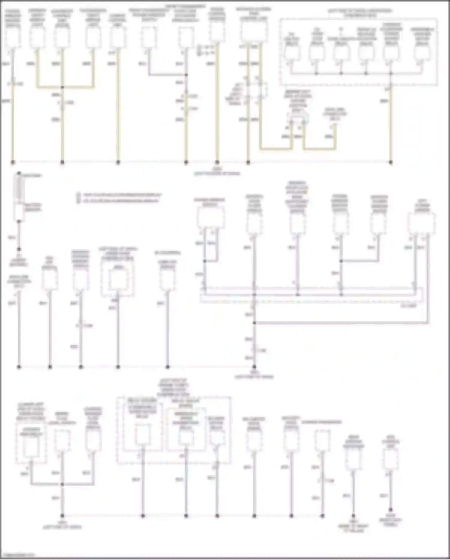 Wiring diagram under-dash relay holder c for Acura ILX I facelift (2015-2018) (1 of 4)