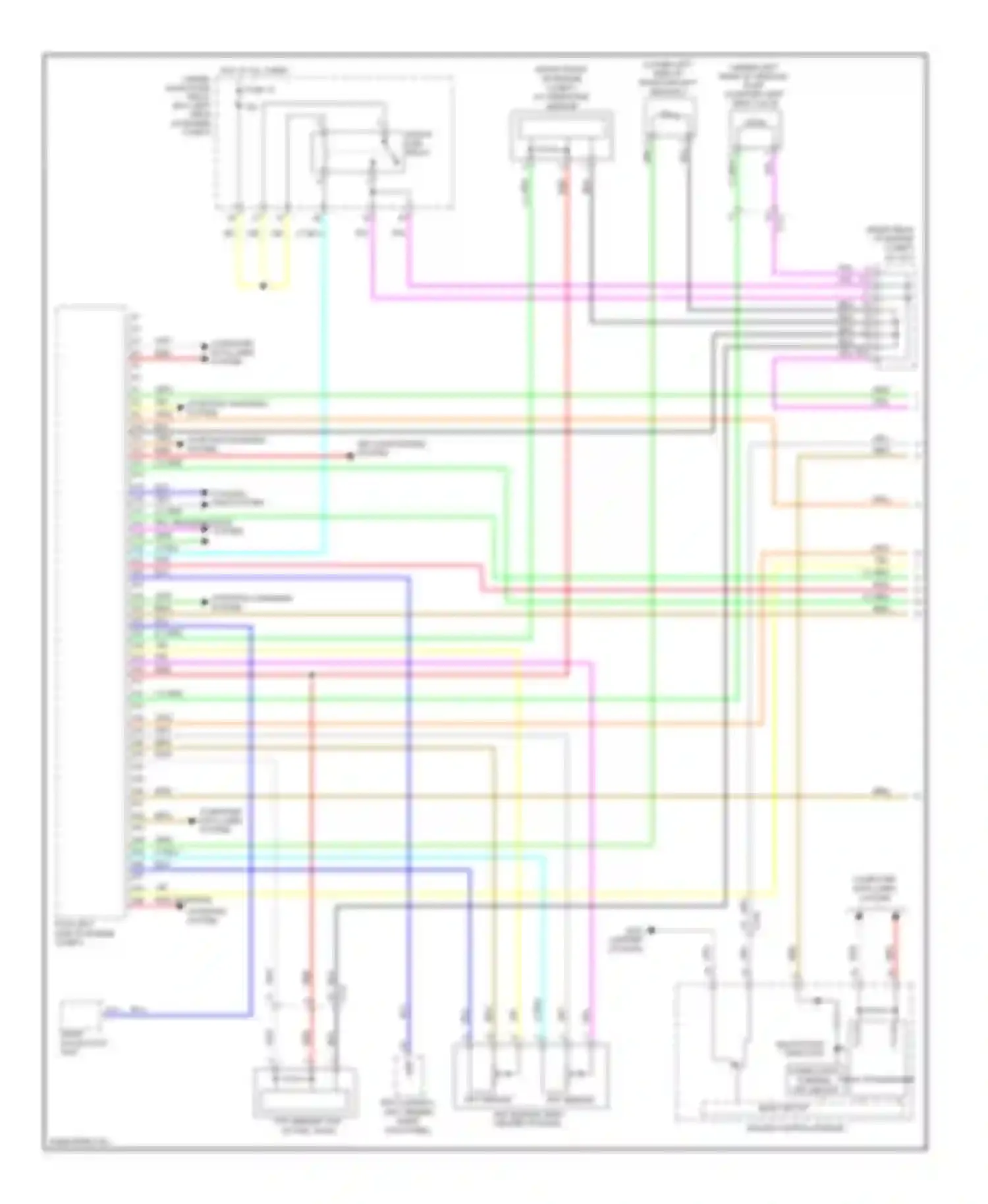 ILX Acura I (2012-2015): Wiring diagram engine performance 1.5l hybrid, engine controls circuit (1 of 6)