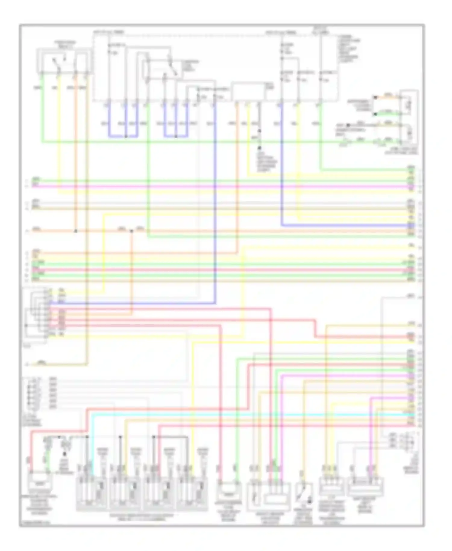ILX Acura I (2012-2015): Wiring diagram engine performance 1.5l hybrid, engine controls circuit (2 of 6)