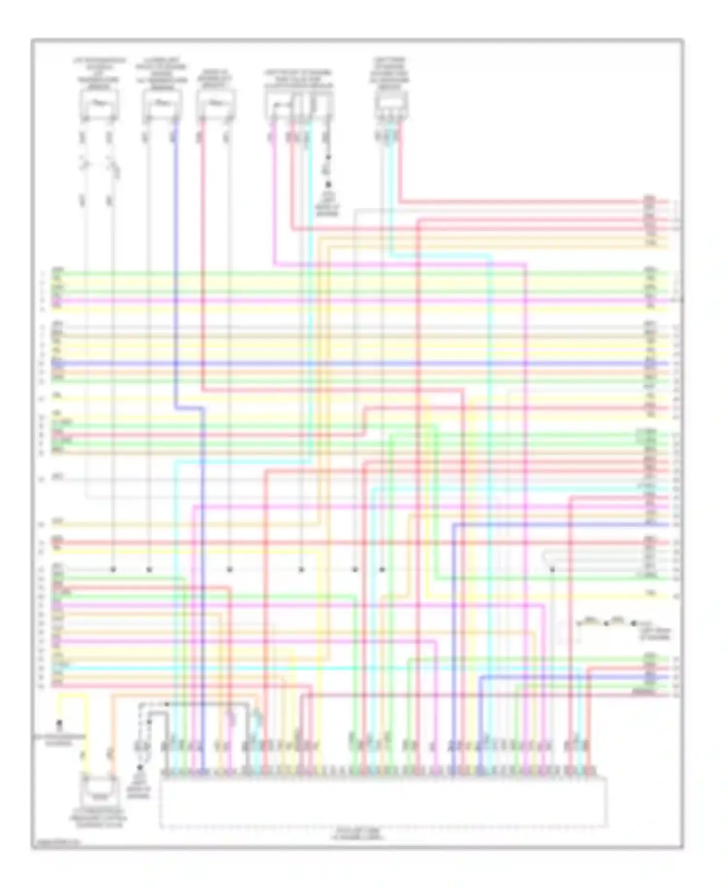 ILX Acura I (2012-2015): Wiring diagram engine performance 1.5l hybrid, engine controls circuit (3 of 6)