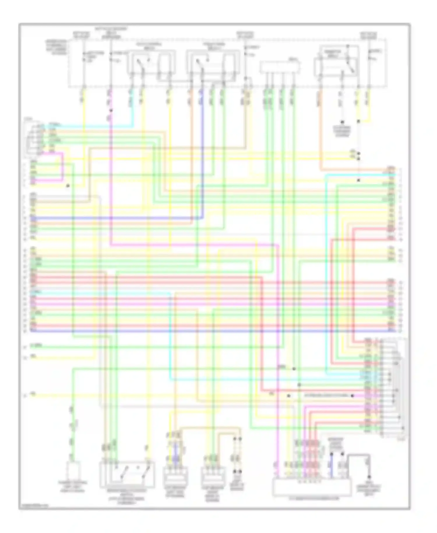 ILX Acura I (2012-2015): Wiring diagram engine performance 1.5l hybrid, engine controls circuit (5 of 6)