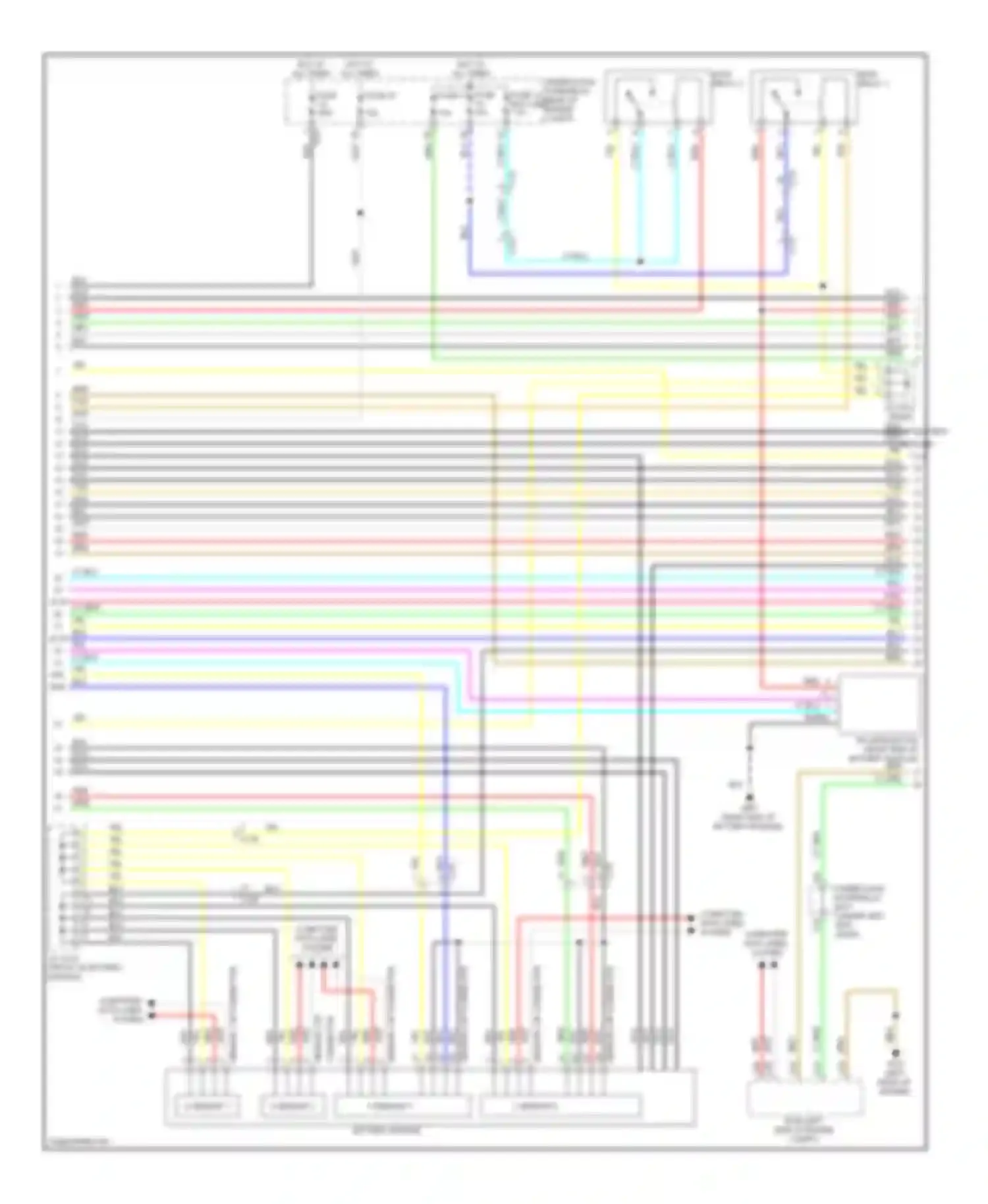 ILX Acura I (2012-2015): Wiring diagram engine performance 1.5l hybrid, ima circuit (2 of 3)