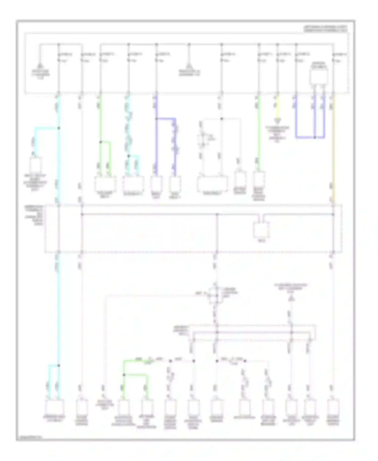ILX Acura I (2012-2015): Power distribution circuit, hybrid (2 of 6)