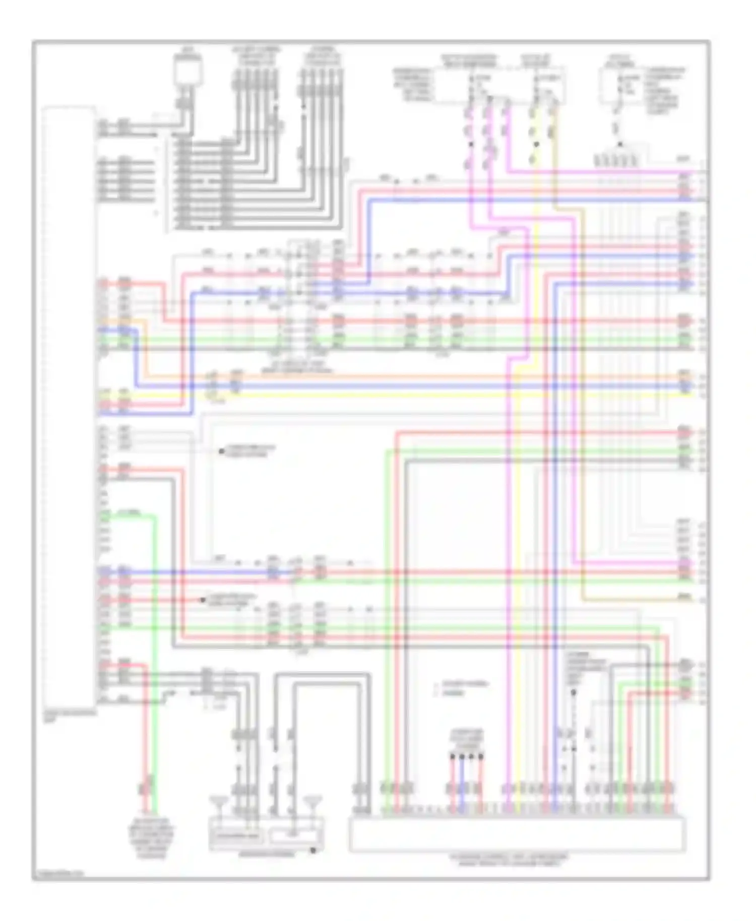 ILX Acura I (2012-2015): Radio circuit, with navigation (1 of 5)