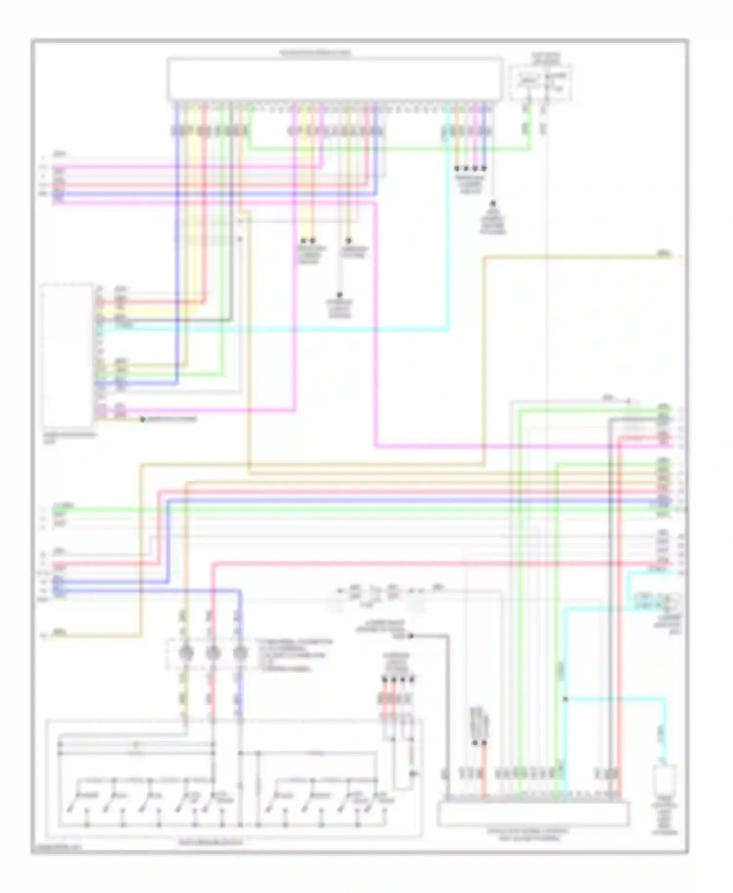 ILX Acura I (2012-2015): Radio circuit, with navigation (3 of 5)