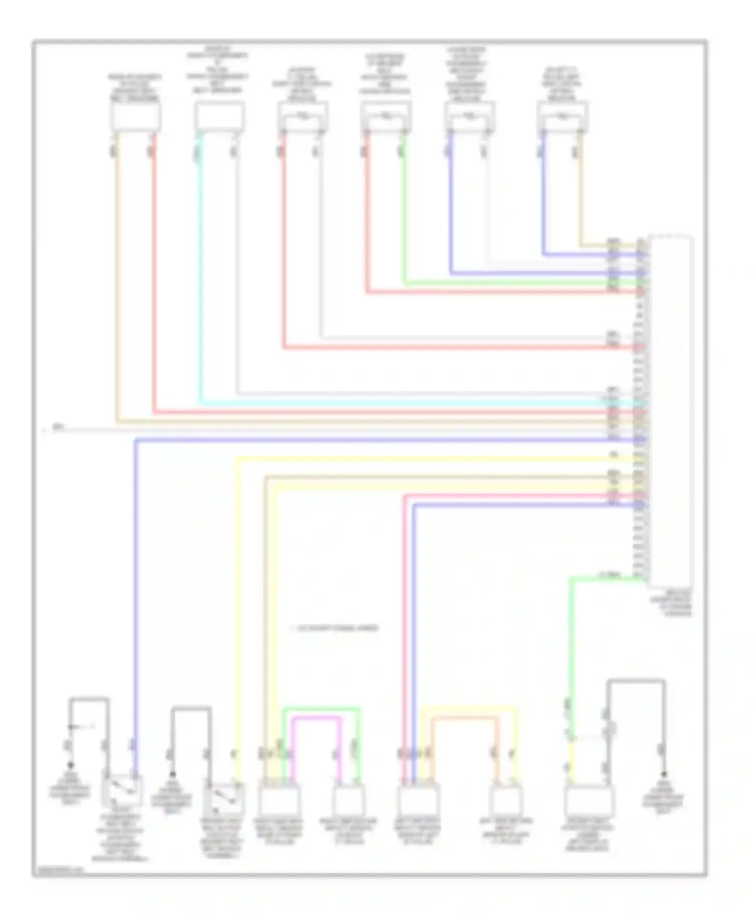 ILX Acura I (2012-2015): Supplemental restraints circuit (3 of 3)