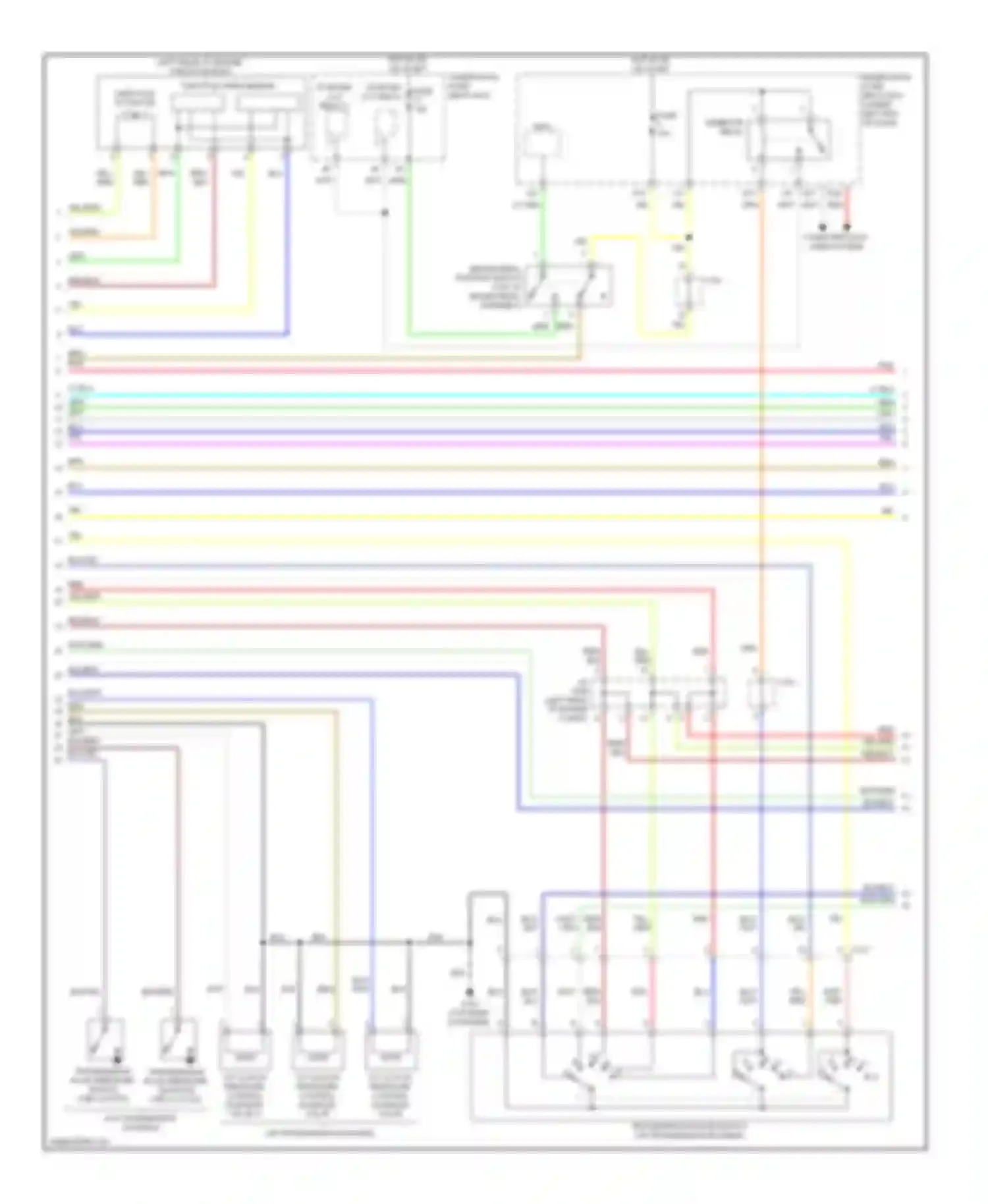 ILX Acura I (2012-2015): Transmission circuit, except hybrid (2 of 3)