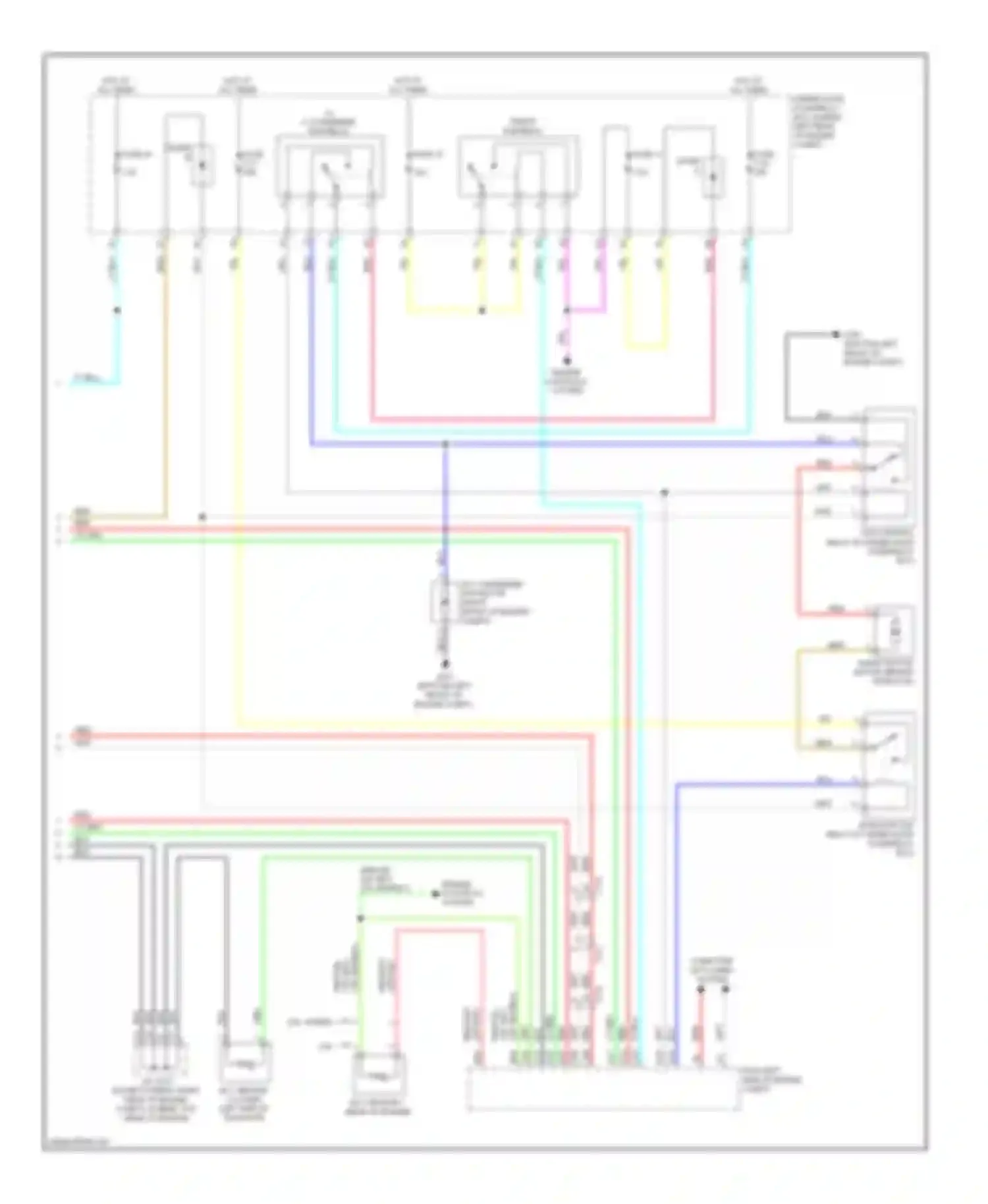 Wiring diagram a/c condenser fan relay for Acura ILX I (2012-2015) (1 of 5)